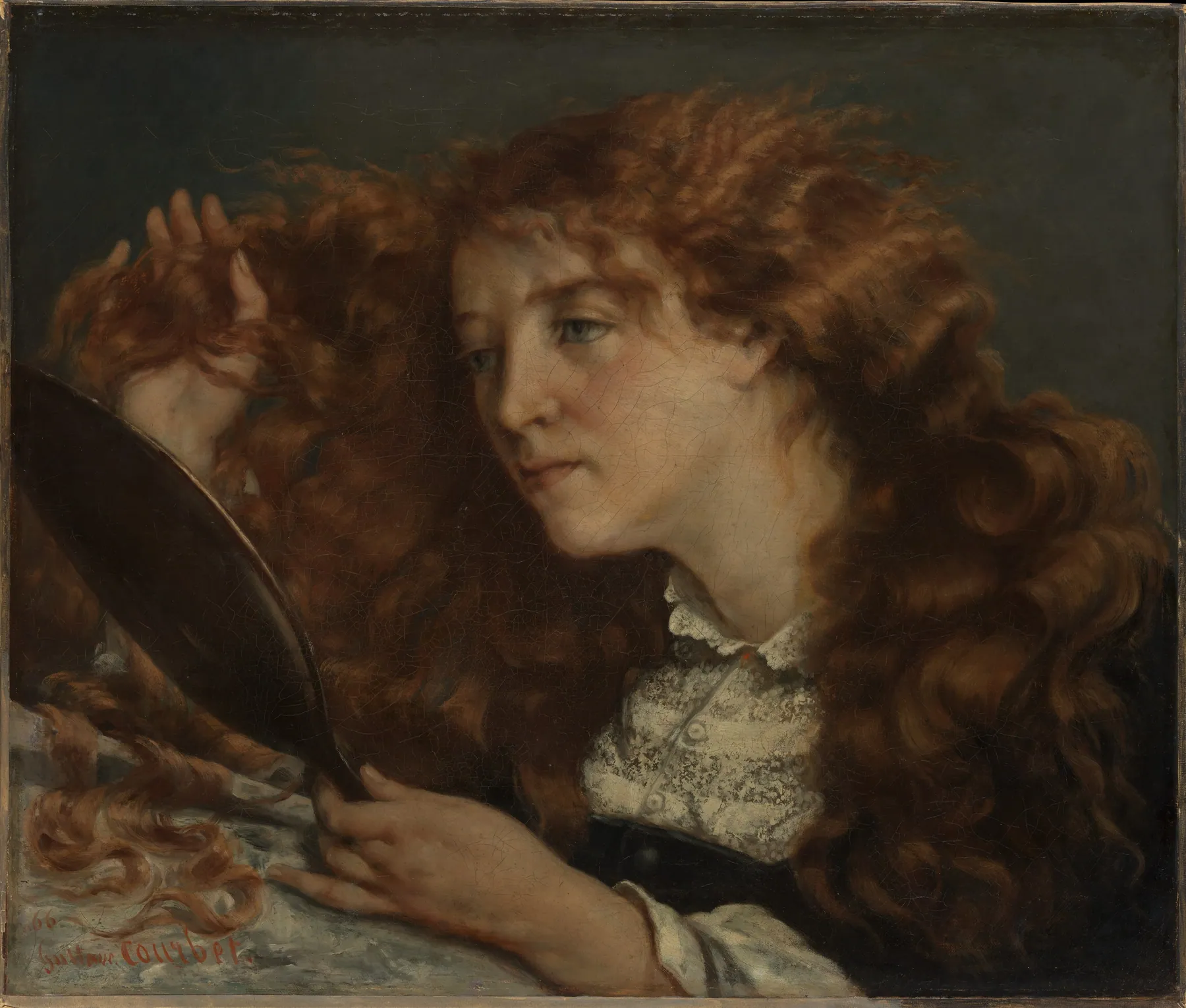 Jo, la bella irlandesa, de Gustave Courbet