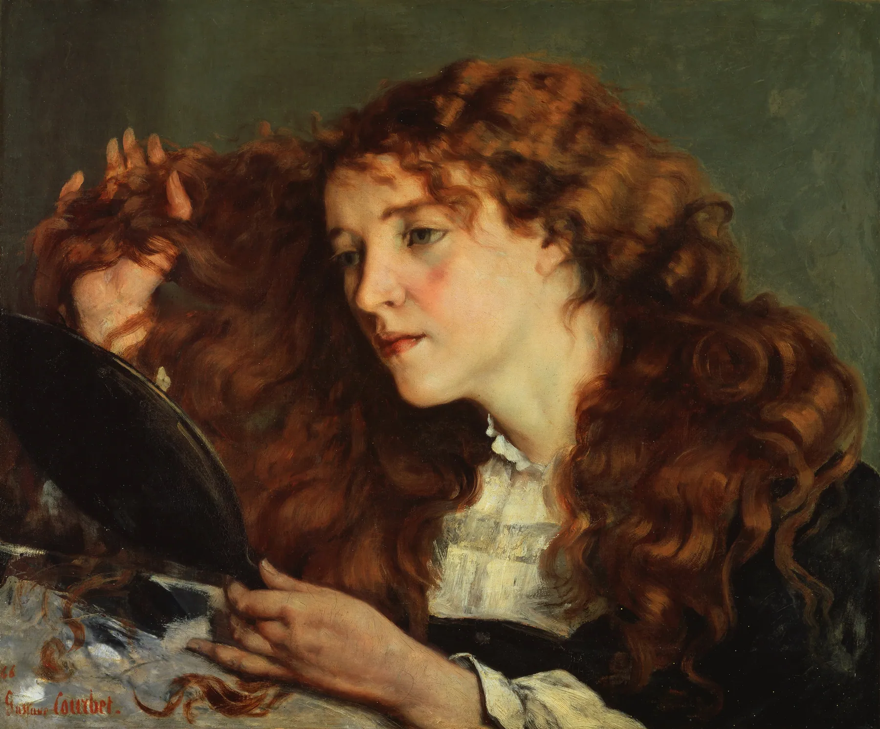 Jo, la hermosa irlandesa, de Gustave Courbet