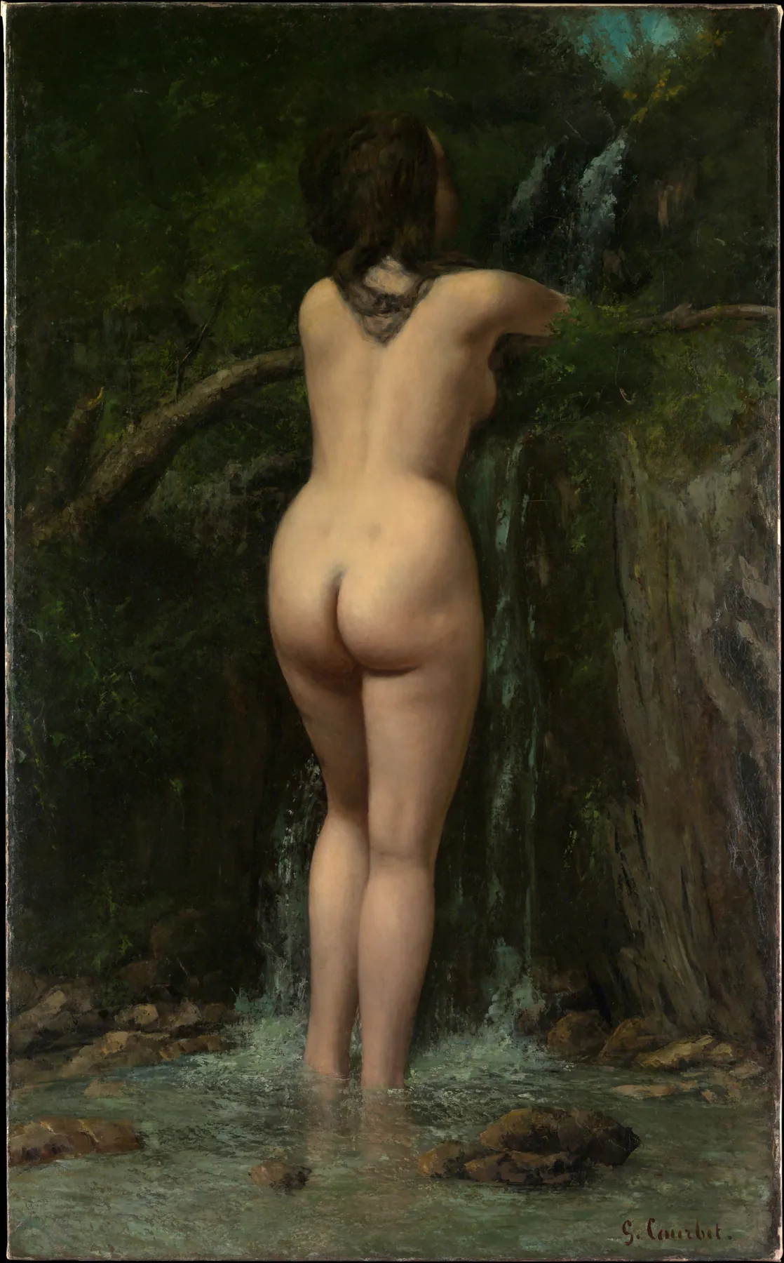 La fuente, de Gustave Courbet