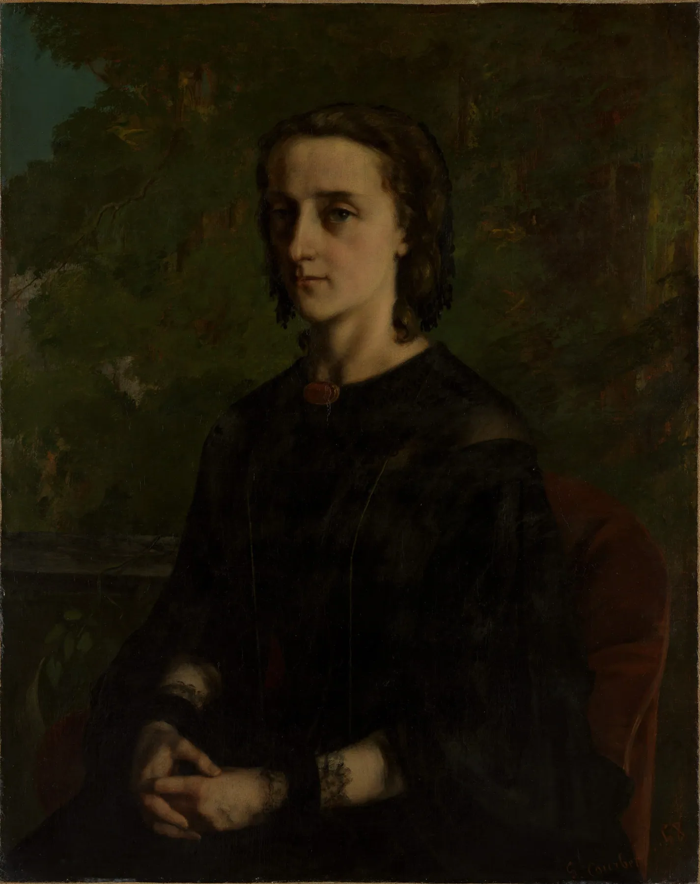 Madame Frédéric Breyer (Fanny Hélène Van Bruyssel, 1830–1894), de Gustave Courbet
