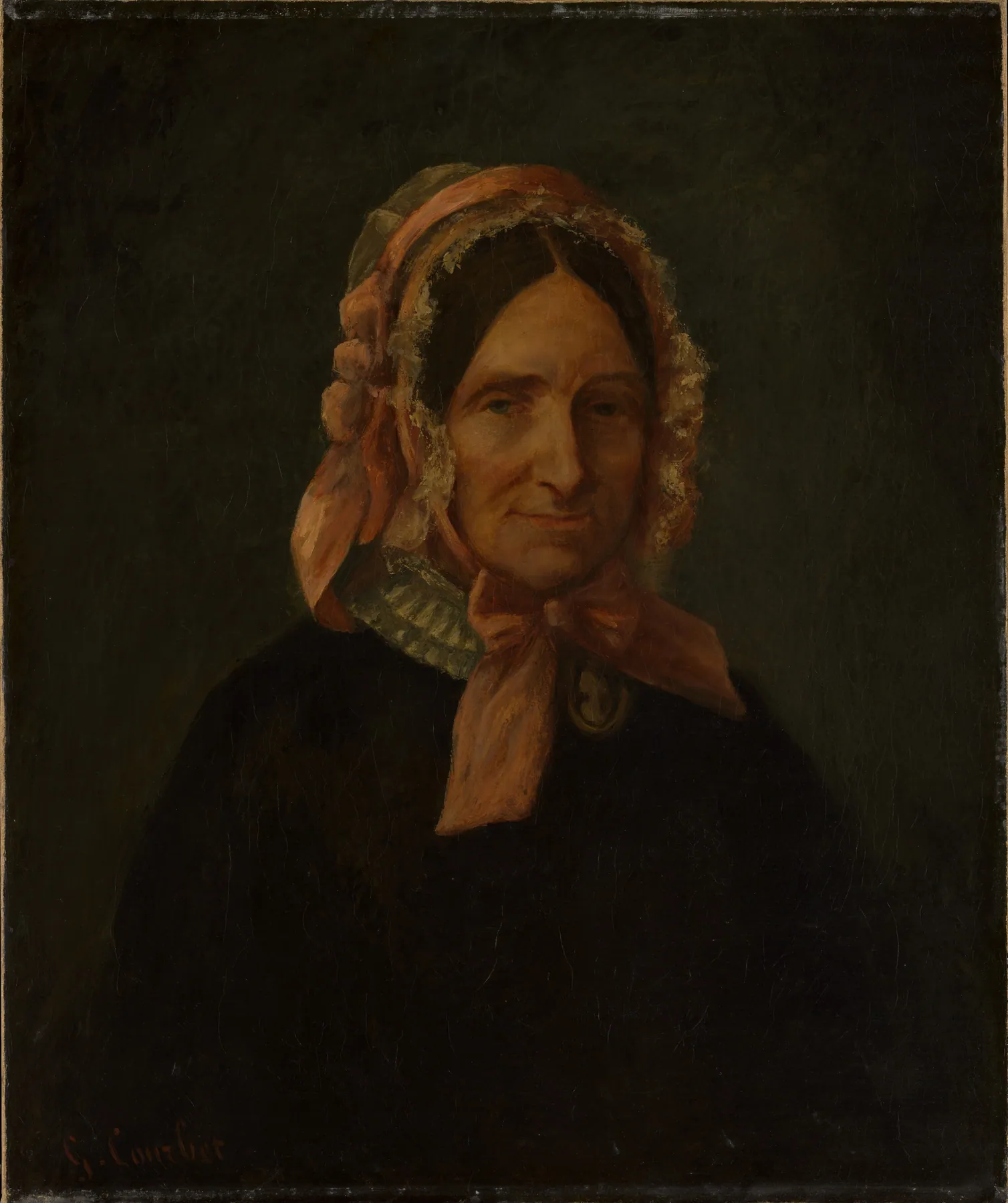 Retrato de una mujer, llamada Héloïse Abélard, de Gustave Courbet