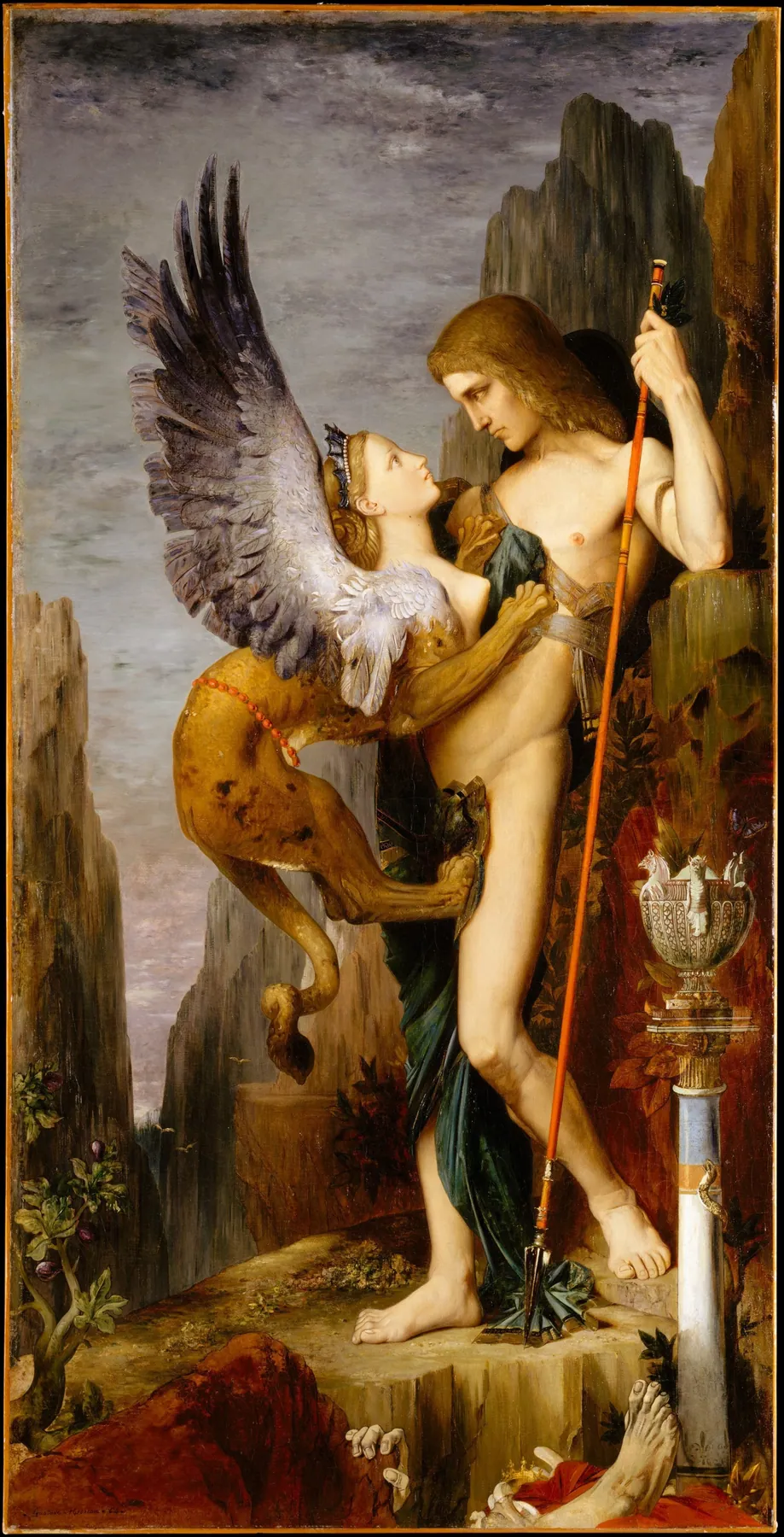 Edipo y la esfinge, de Gustave Moreau