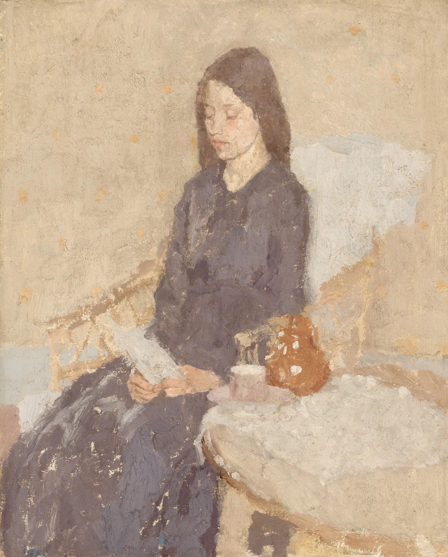 La convaleciente, de Gwen John