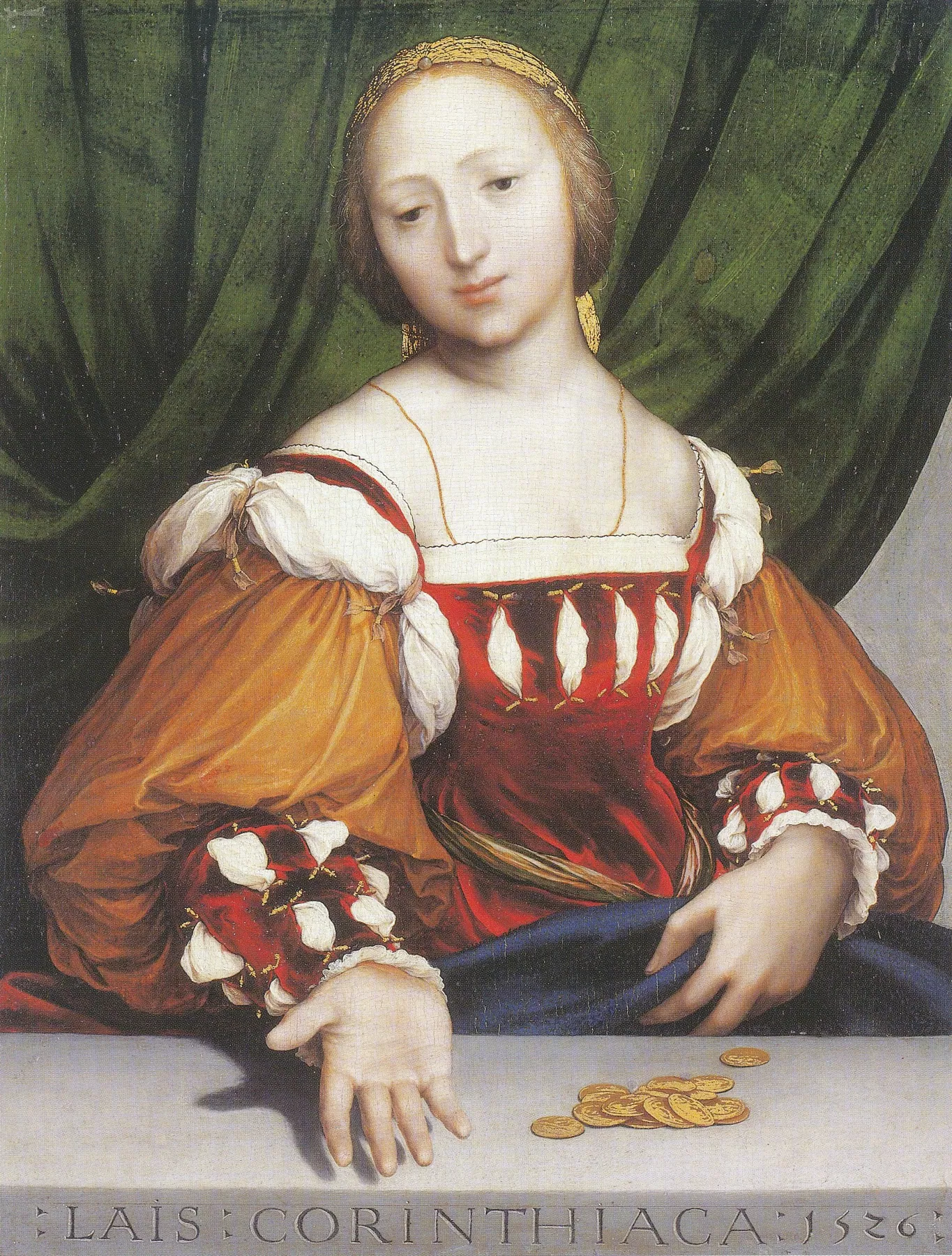 Lais de Corinto, de Hans Holbein el Joven