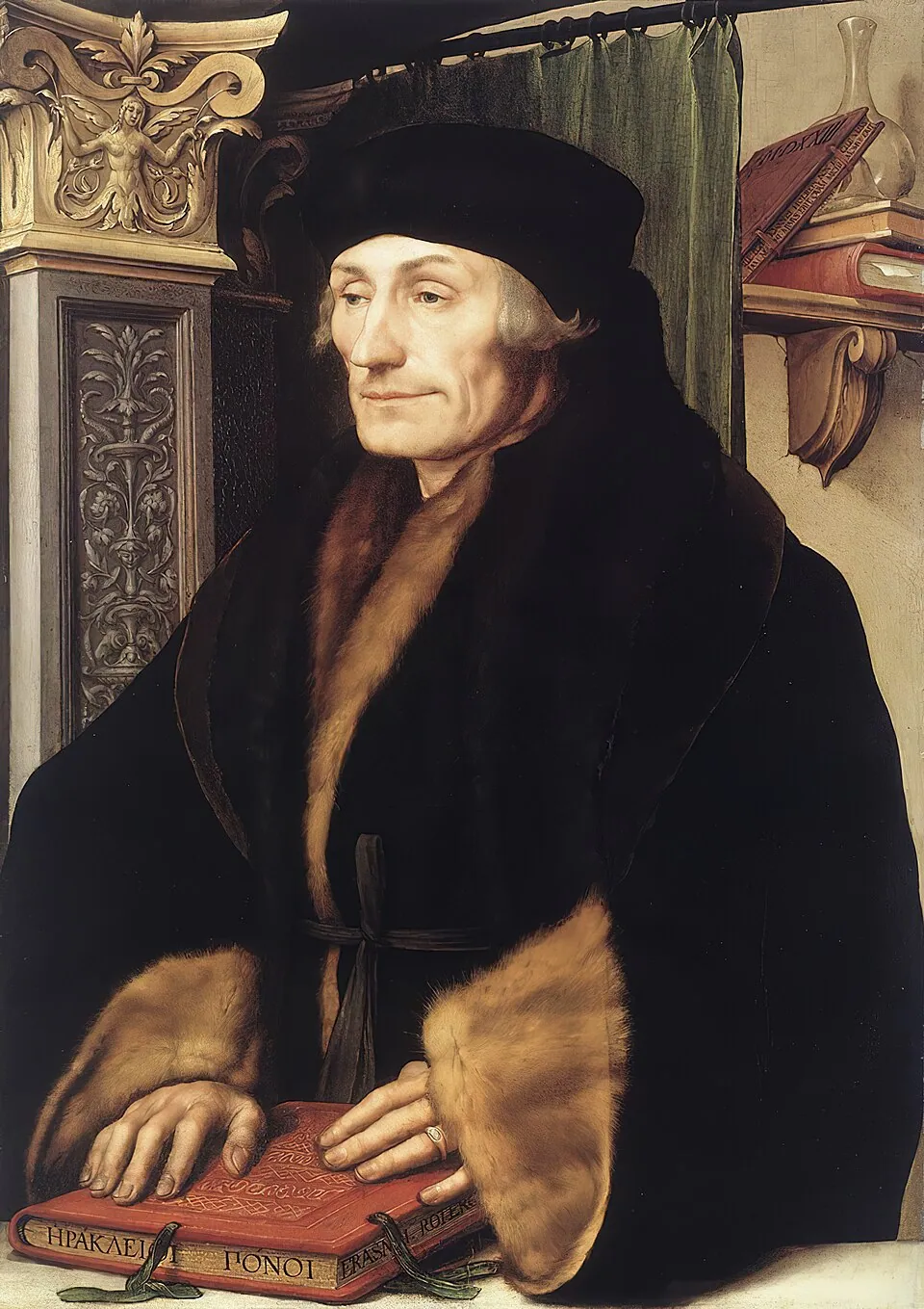 Retrato de Erasmo de Rotterdam, de Hans Holbein el Joven