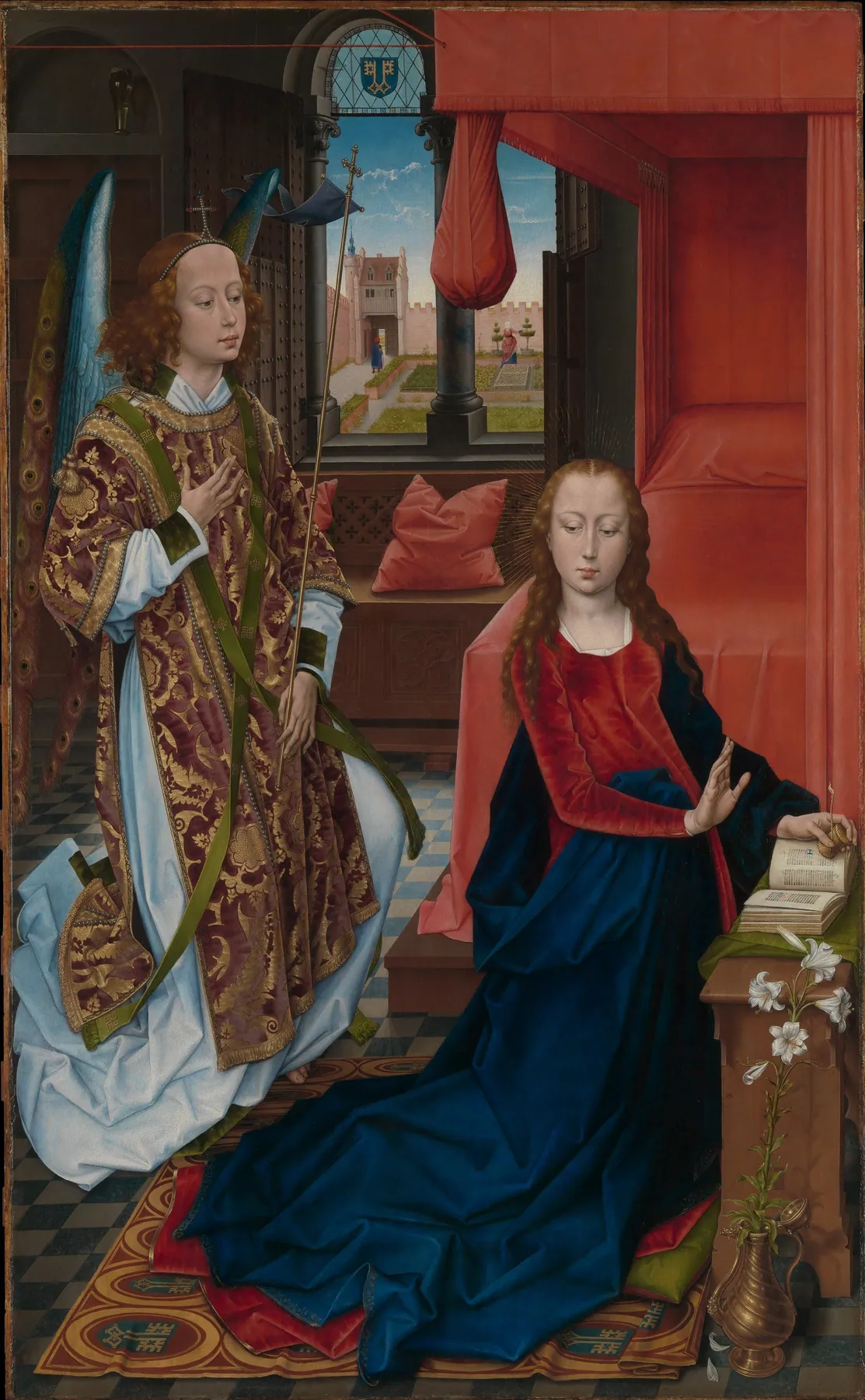 La Anunciación, de Hans Memling
