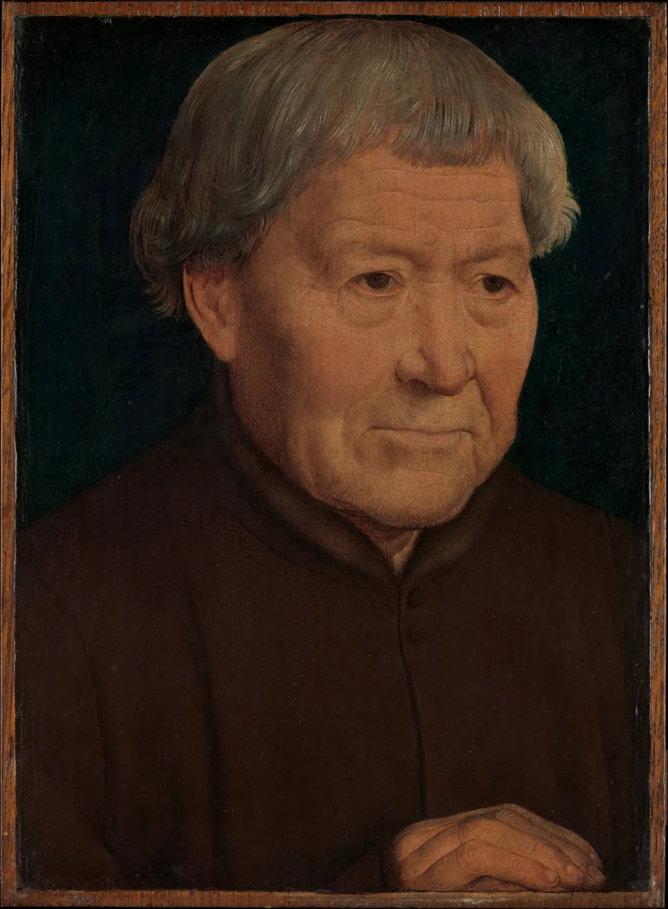 Retrato de un anciano, de Hans Memling
