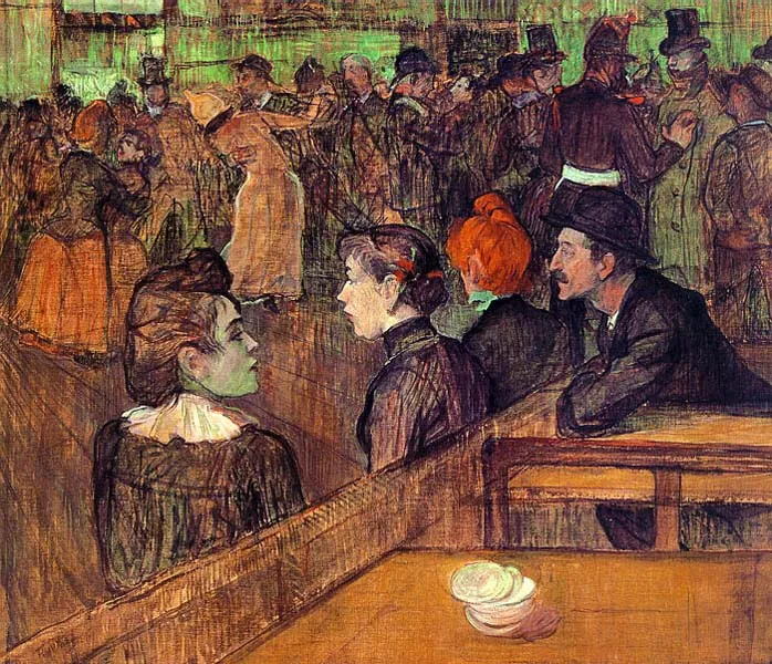 Baile en el Moulin de la Galette, de Henri de Toulouse-Lautrec