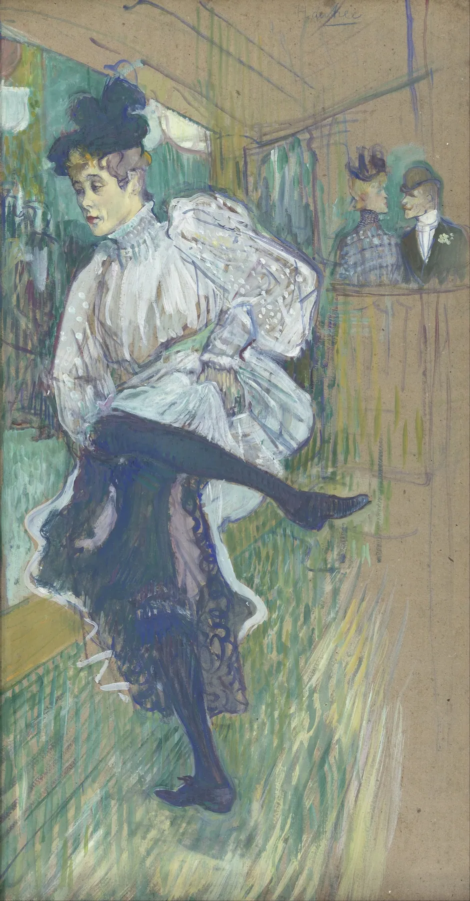 Jane Avril bailando, de Henri de Toulouse-Lautrec