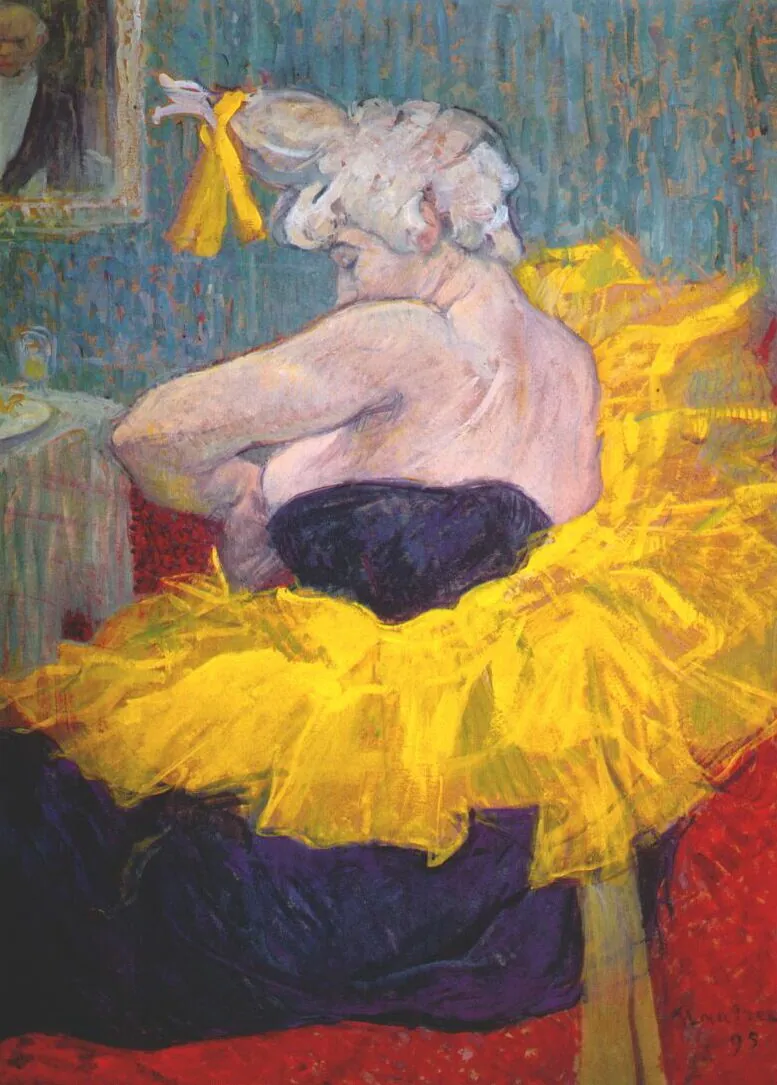 La payasa Cha-U-Kao, de Henri de Toulouse-Lautrec