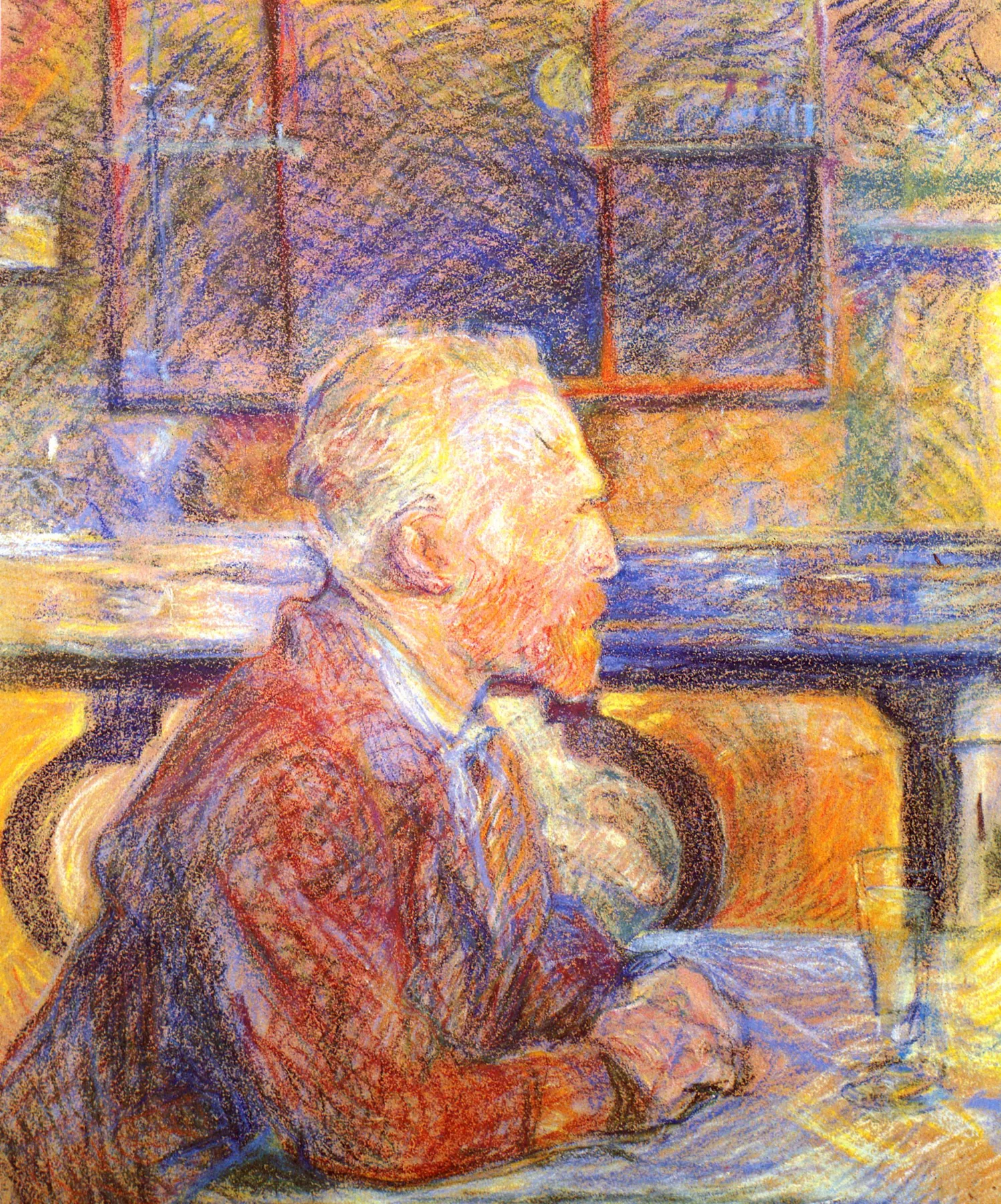 Retrato de Vincent van Gogh, de Henri de Toulouse-Lautrec