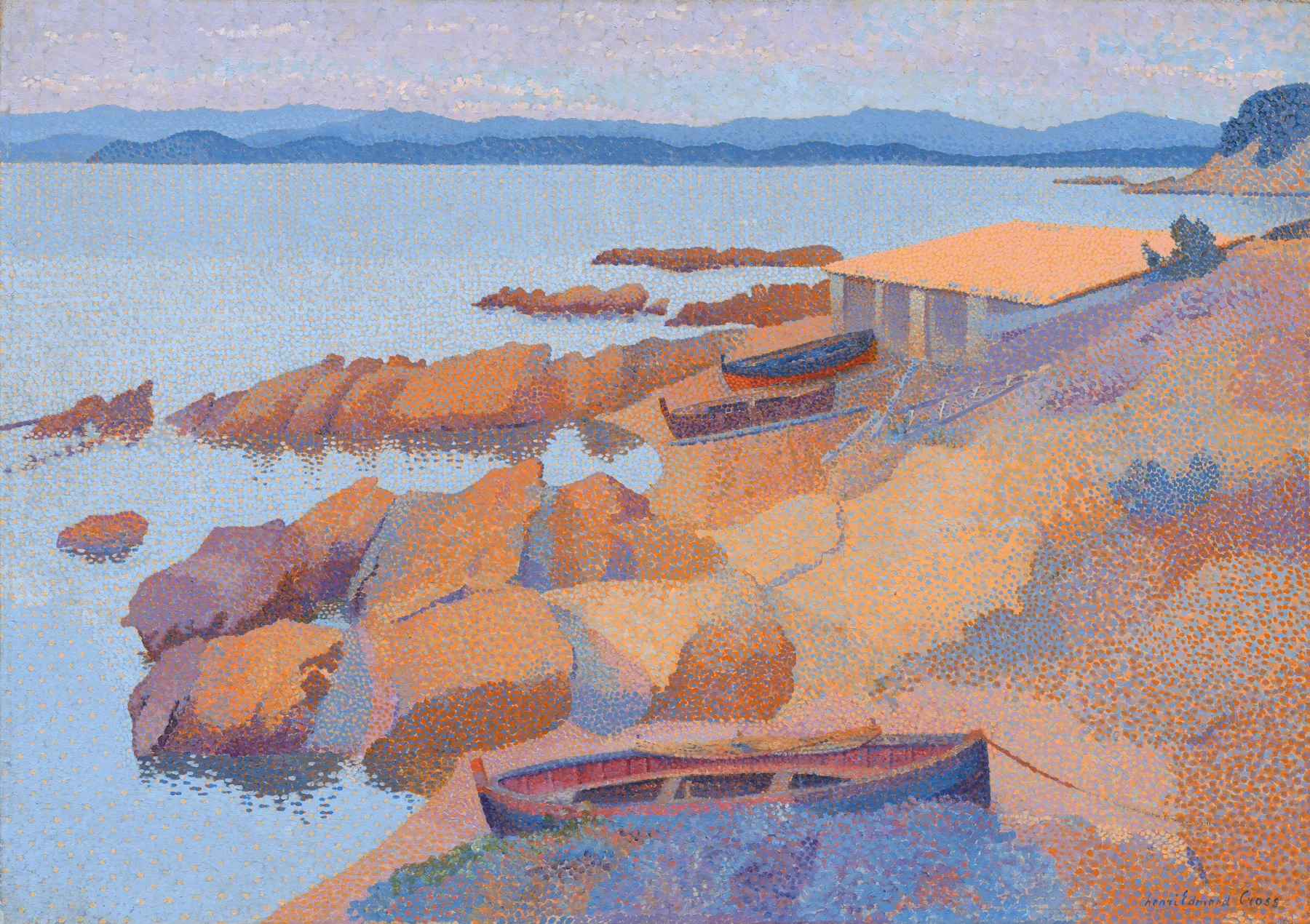 La cala de Antibes, de Henri Edmond Cross