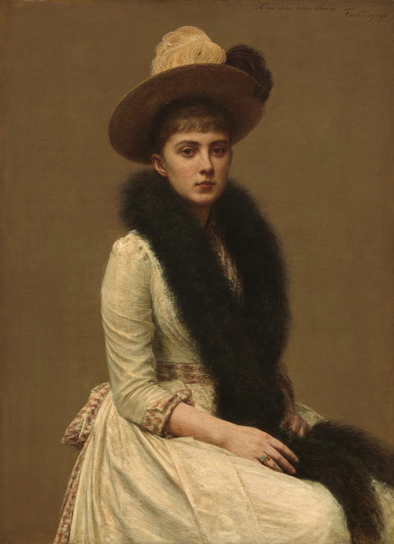 Retrato de Sonia, de Henri Fantin-Latour