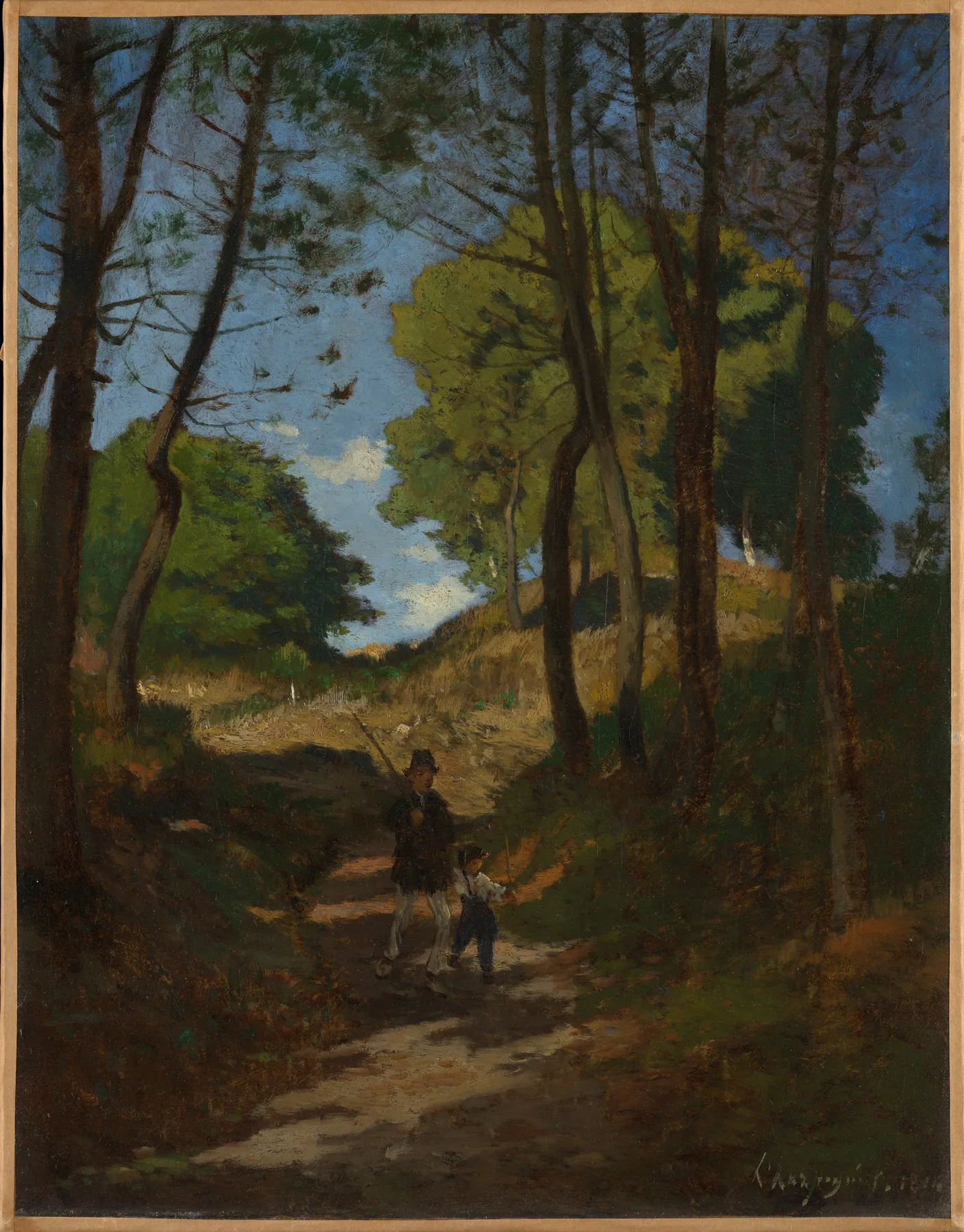 Abetos en Les Trembleaux, cerca de Marlotte, de Henri-Joseph Harpignies