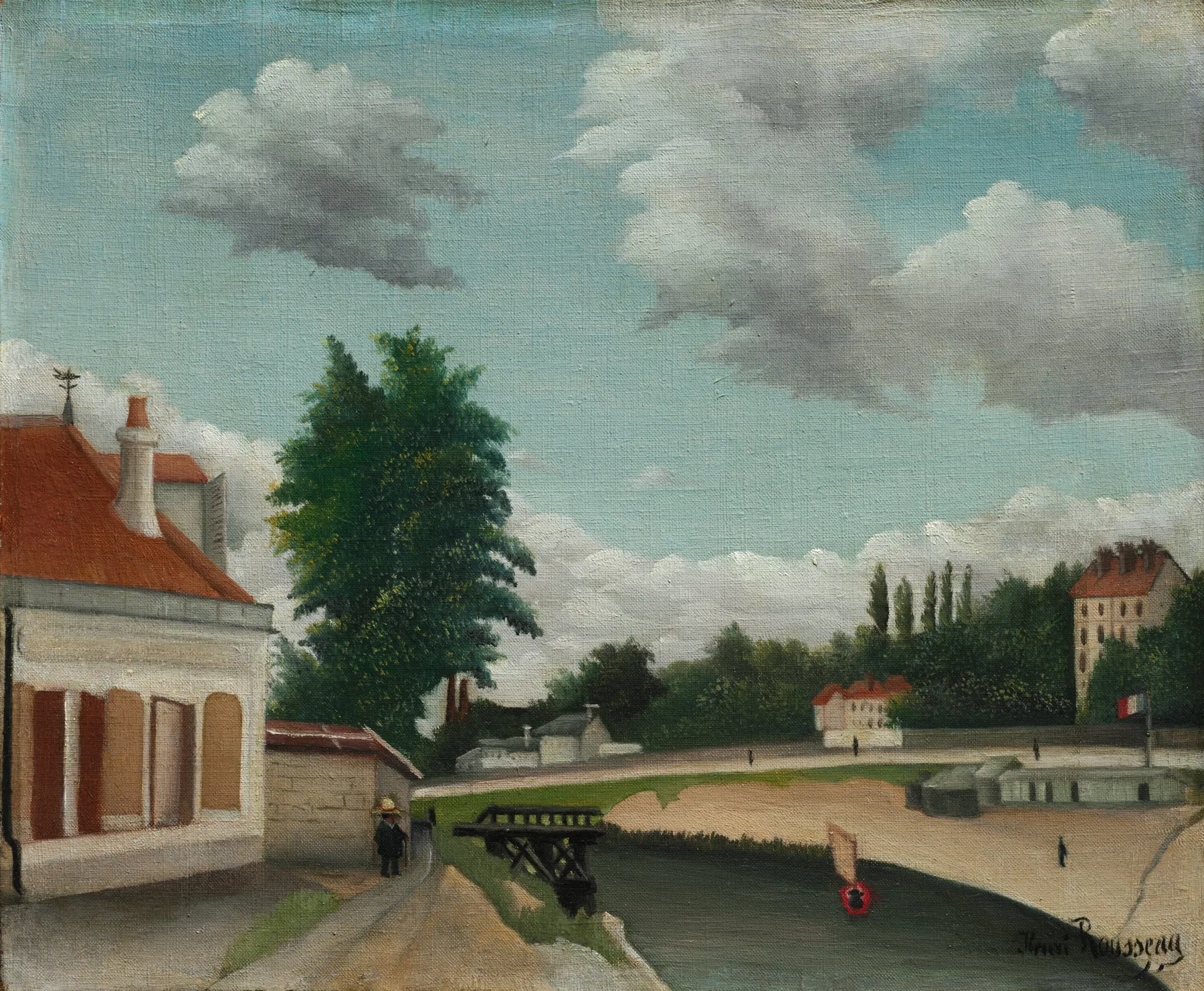 Las afueras de París, de Henri Rousseau