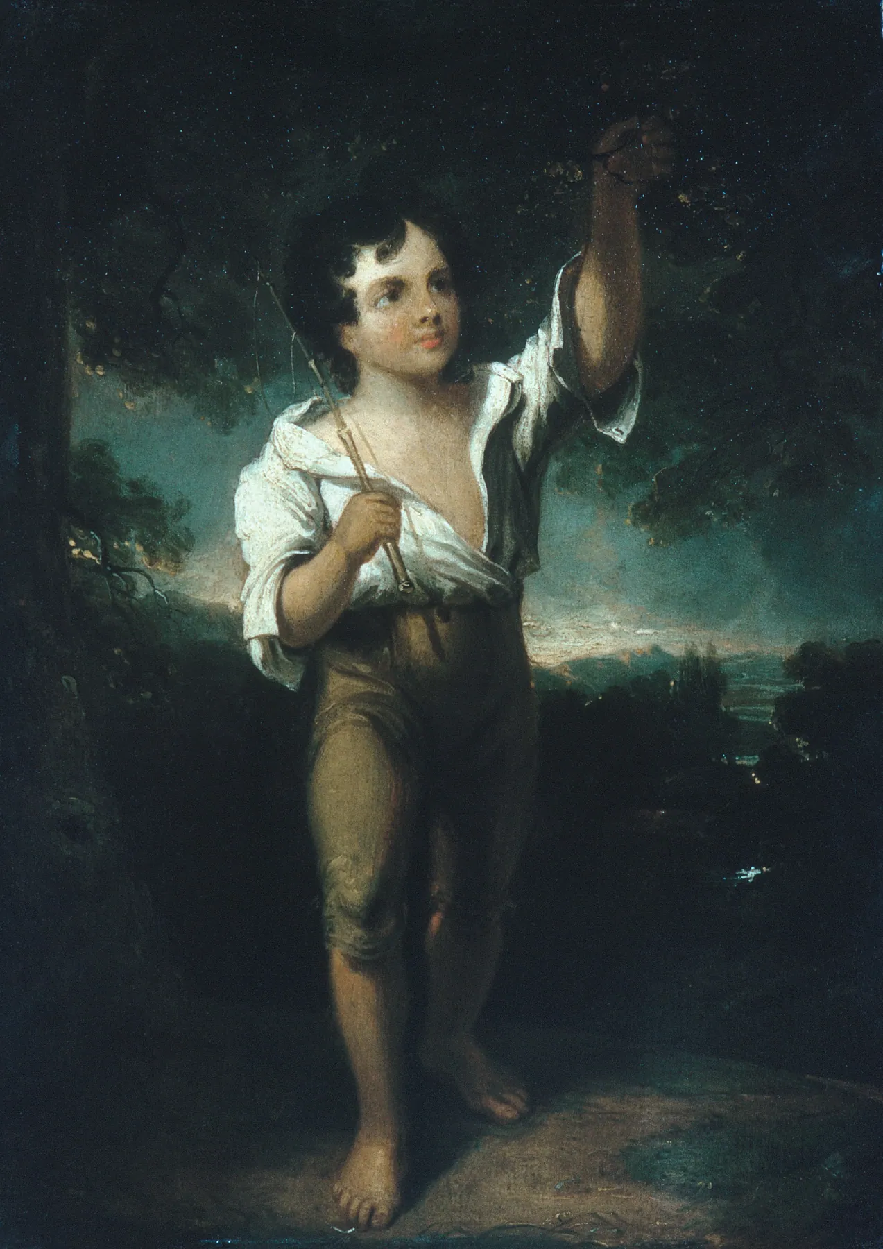 El joven pescador, de Henry Inman