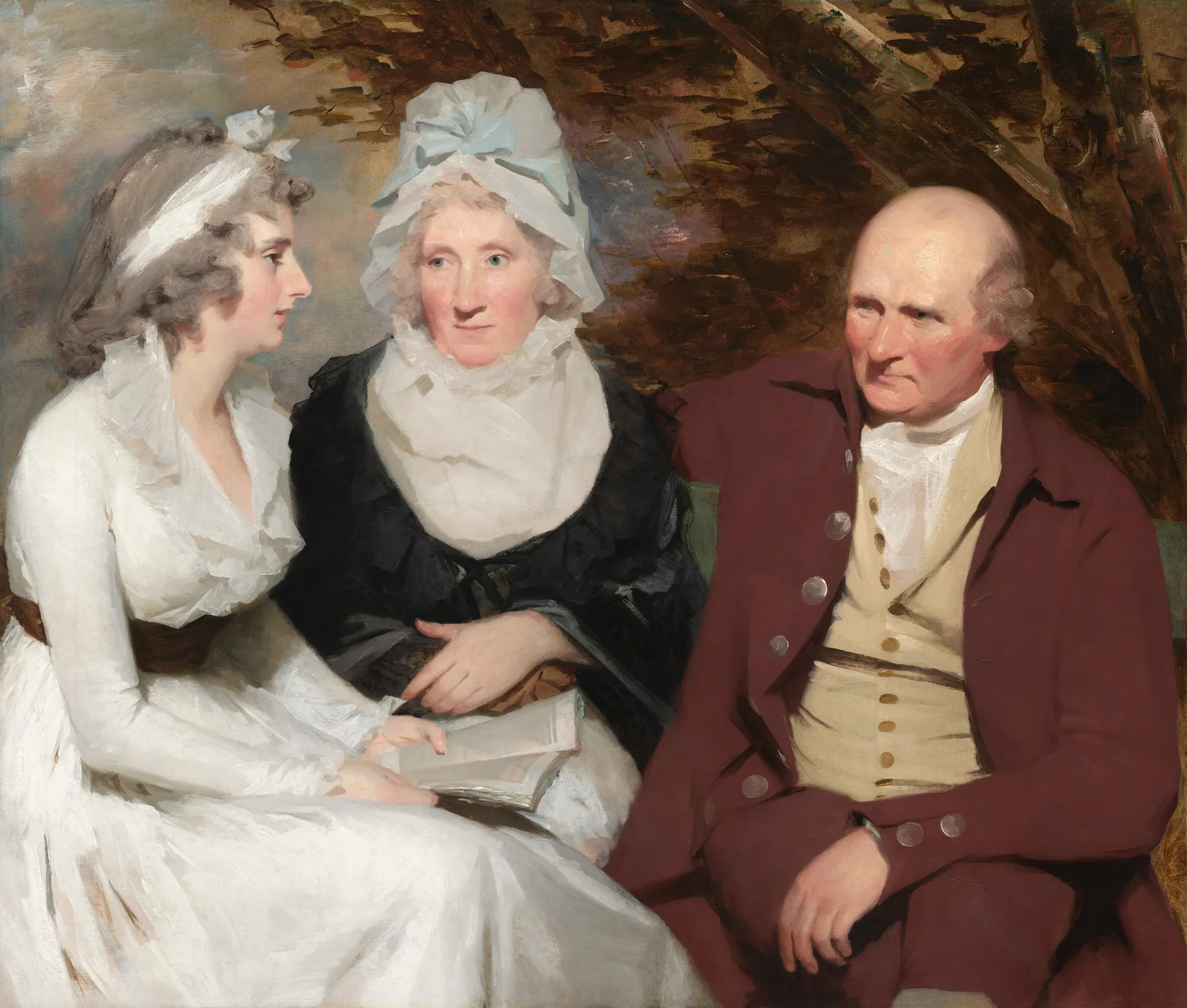 John Johnstone, Betty Johnstone y la señorita Wedderburn, de Henry Raeburn