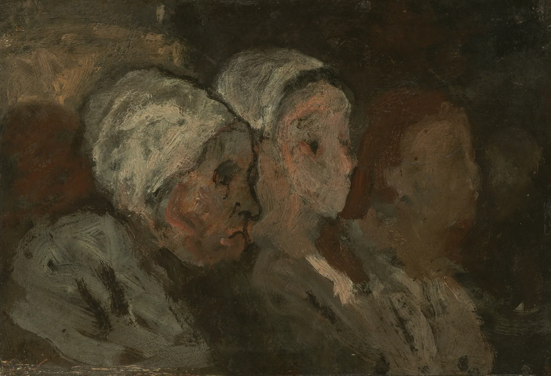 En la iglesia, de Honoré Daumier