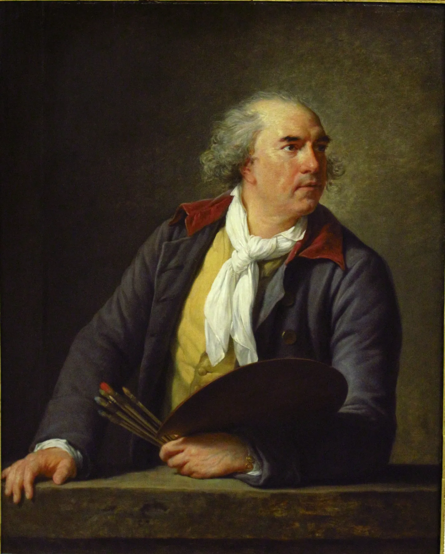Artista dibujando, de Hubert Robert