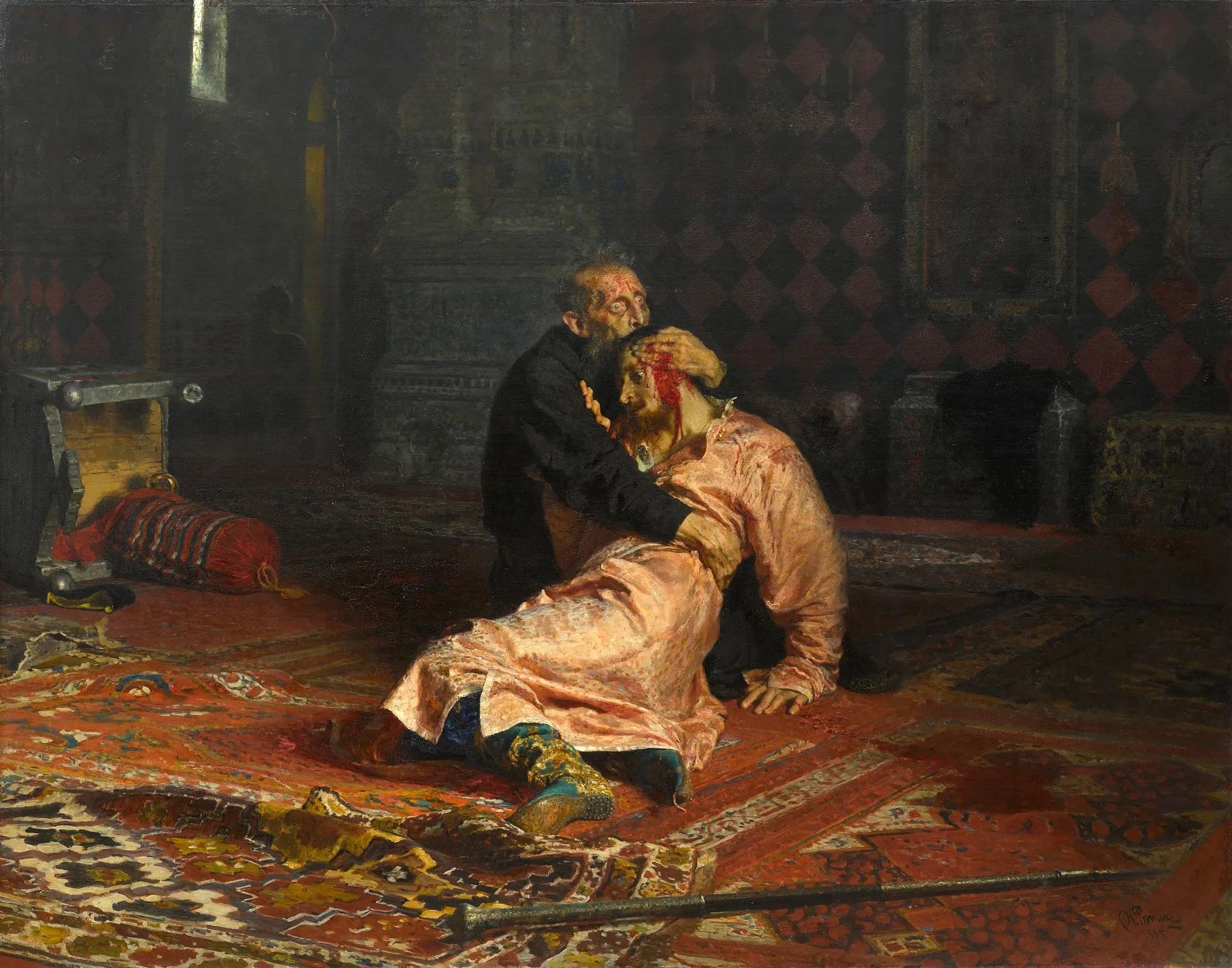 Iván el Terrible y su hijo, de Ilyá Repin