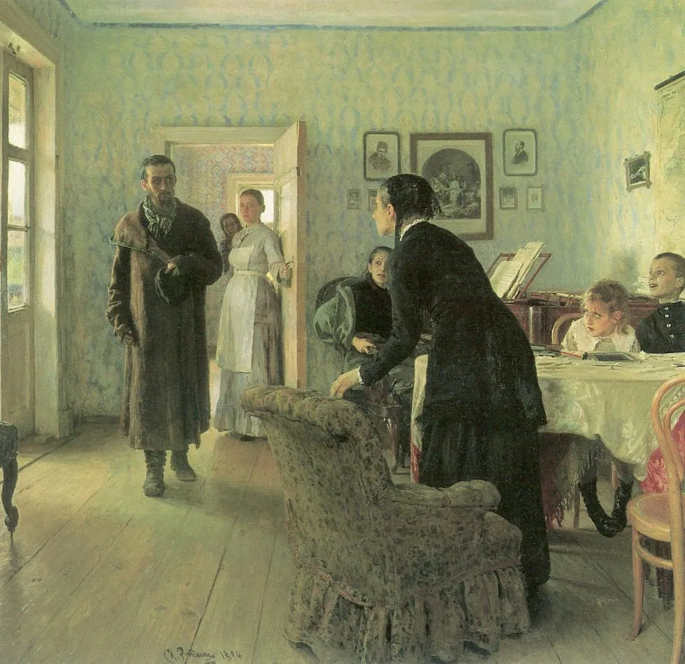 No lo esperaban, de Ilyá Repin