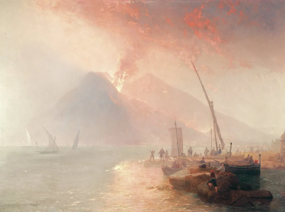 Erupción del Vesubio, de Ivan Aivazovsky