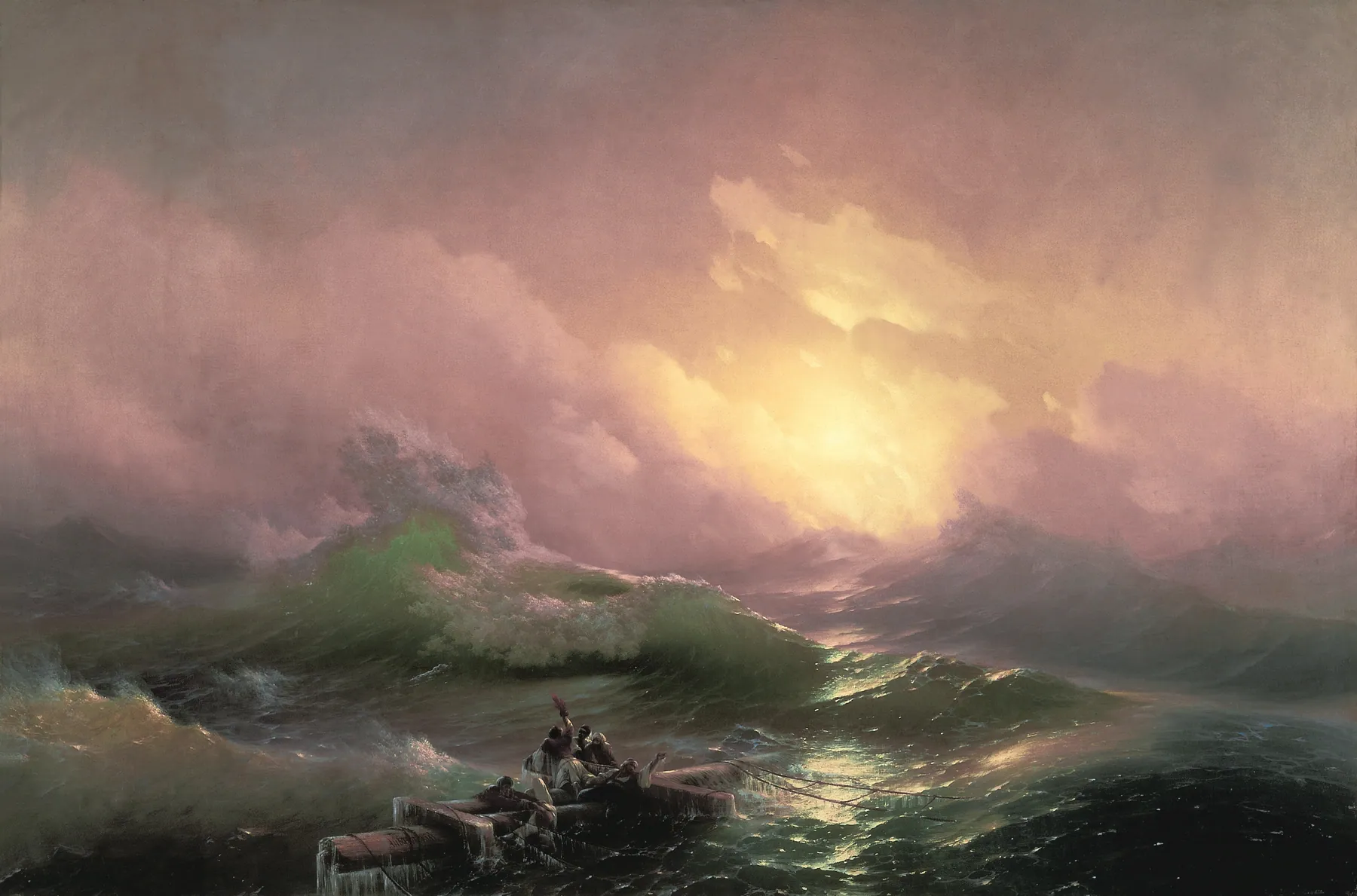 La novena ola, de Ivan Aivazovsky