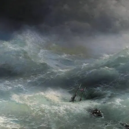 La ola, de Ivan Aivazovsky