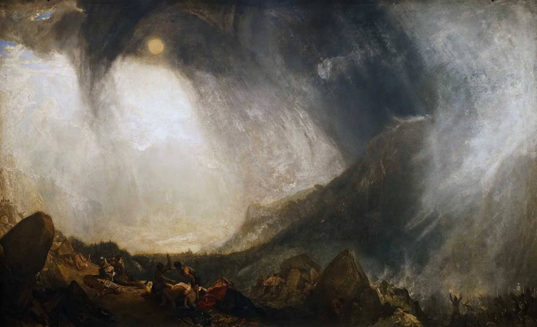 Aníbal cruzando los Alpes, de J.M.W. Turner