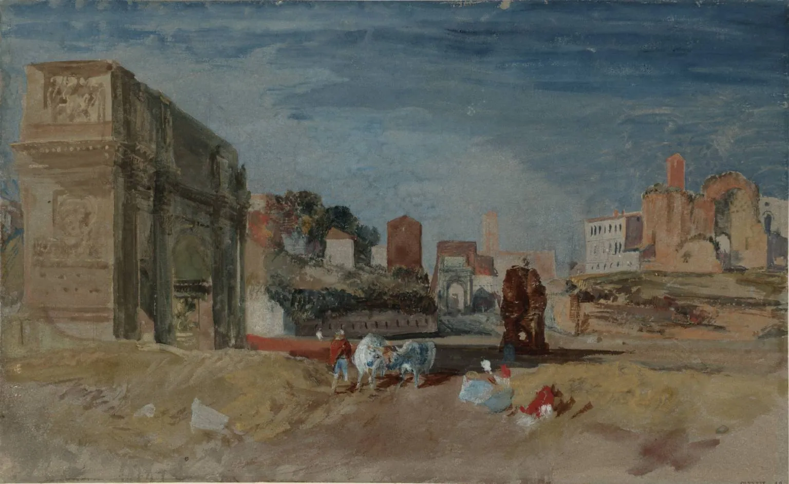 El arco de Constantino en Roma, de J.M.W. Turner