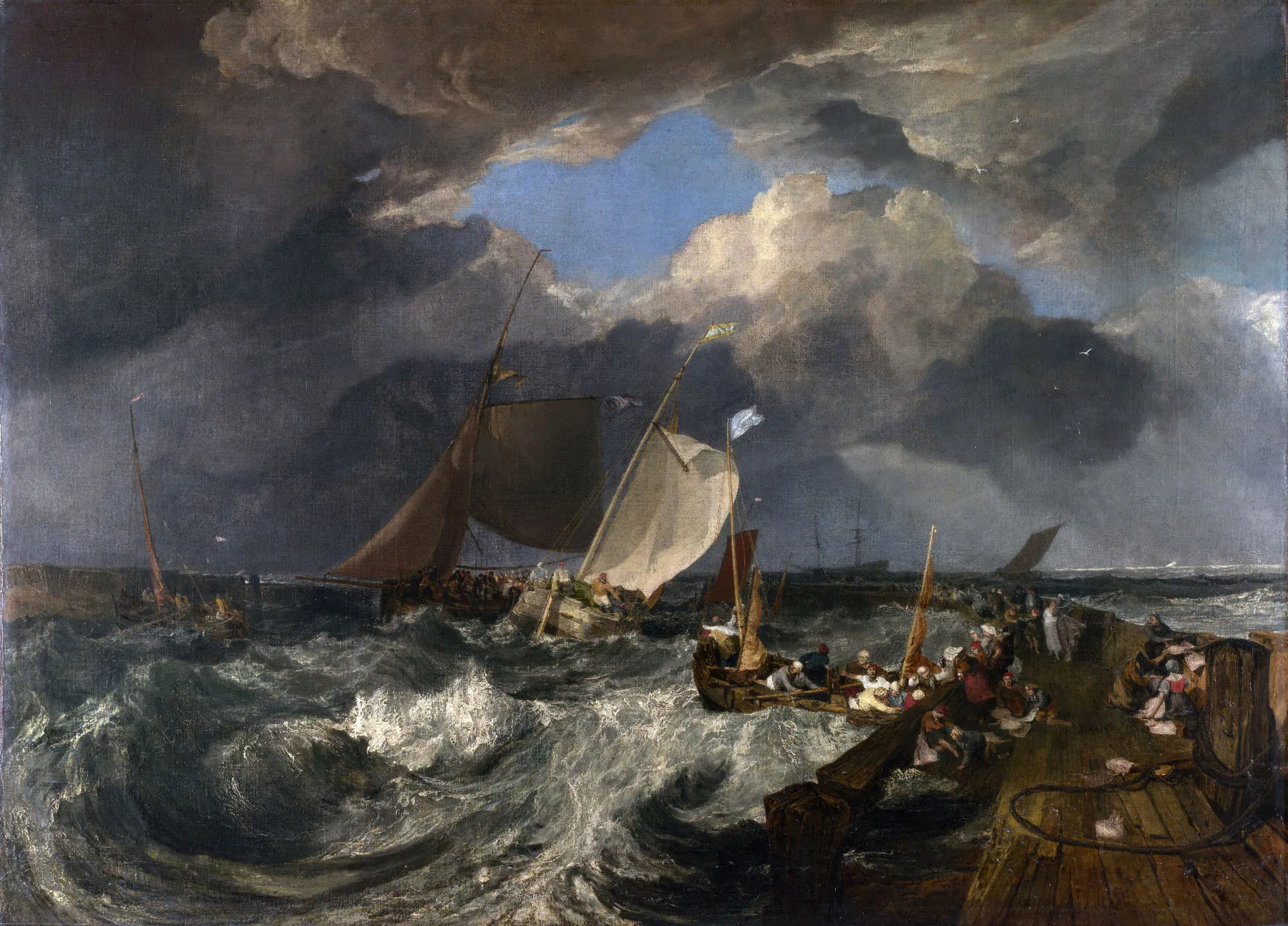El puerto de Calais, de J.M.W. Turner