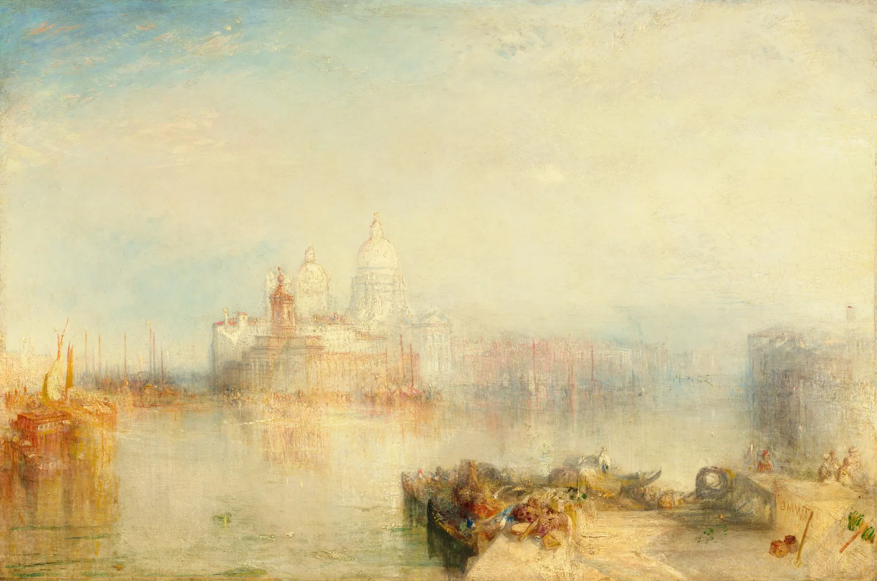 La Dogana y Santa Maria della Salute, Venecia, de J.M.W. Turner