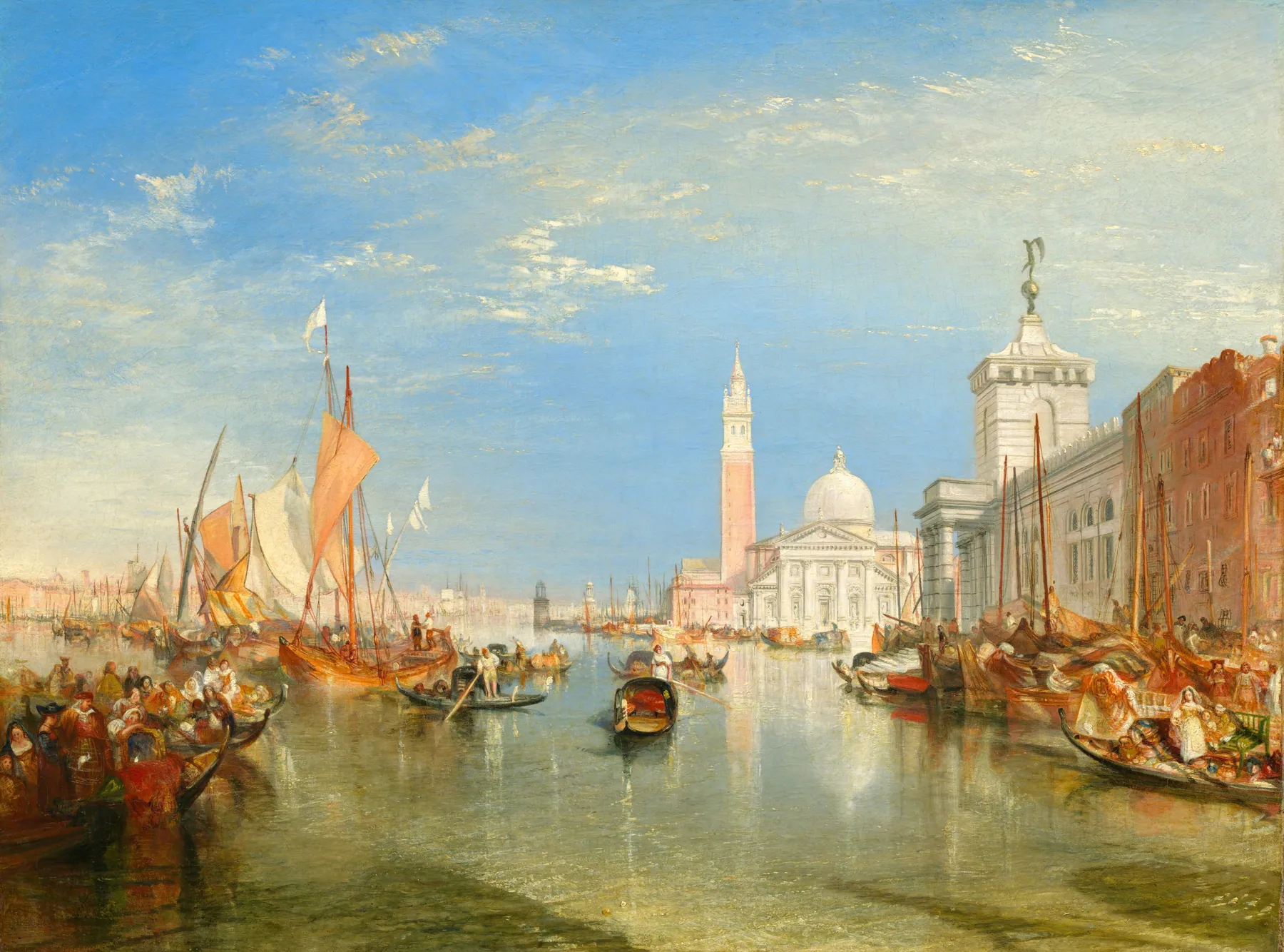 Venecia, La Dogana y San Giorgio Maggiore, de J.M.W. Turner