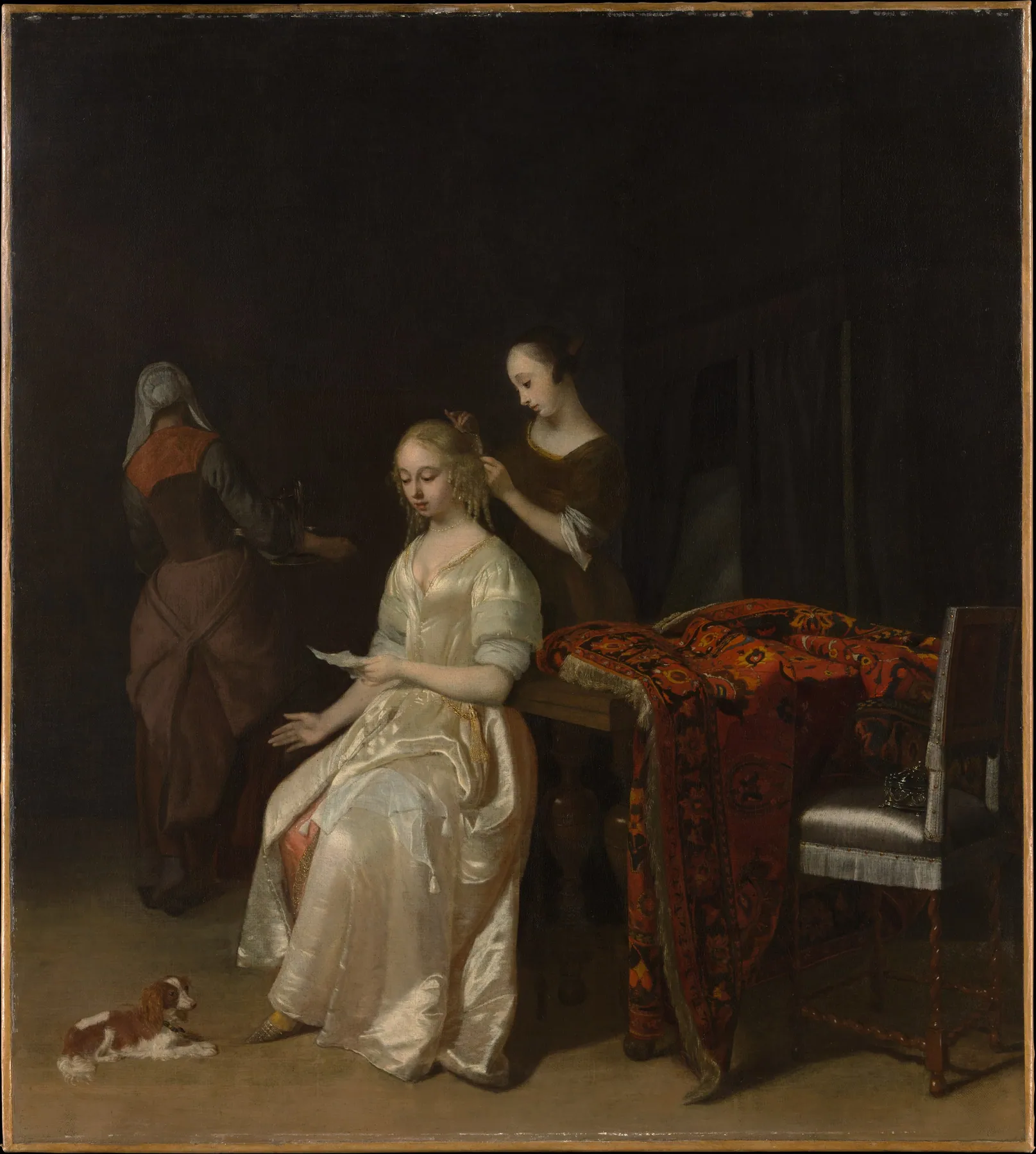 La carta de amor, de Jacob Ochtervelt