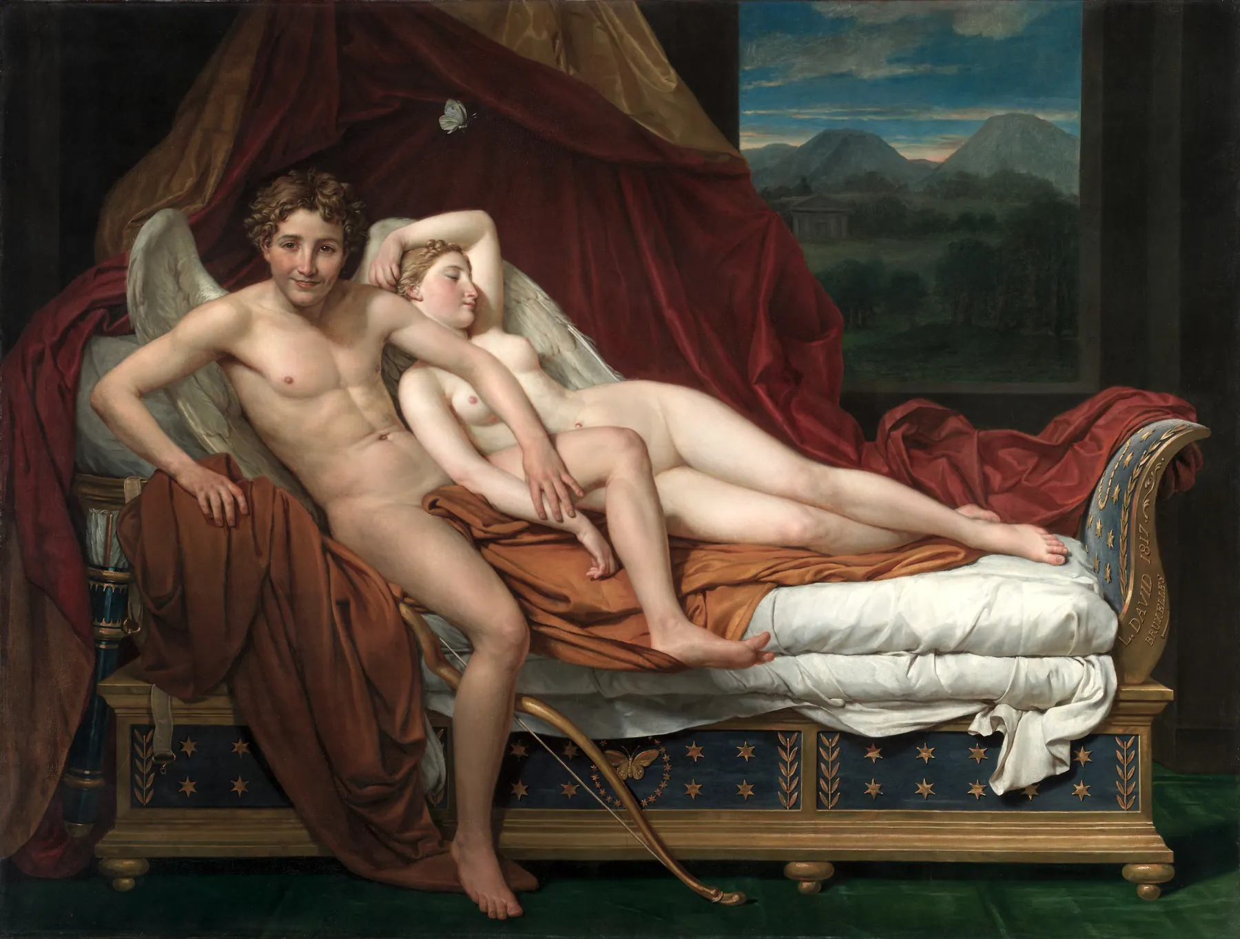Amor y Psique, de Jacques-Louis David