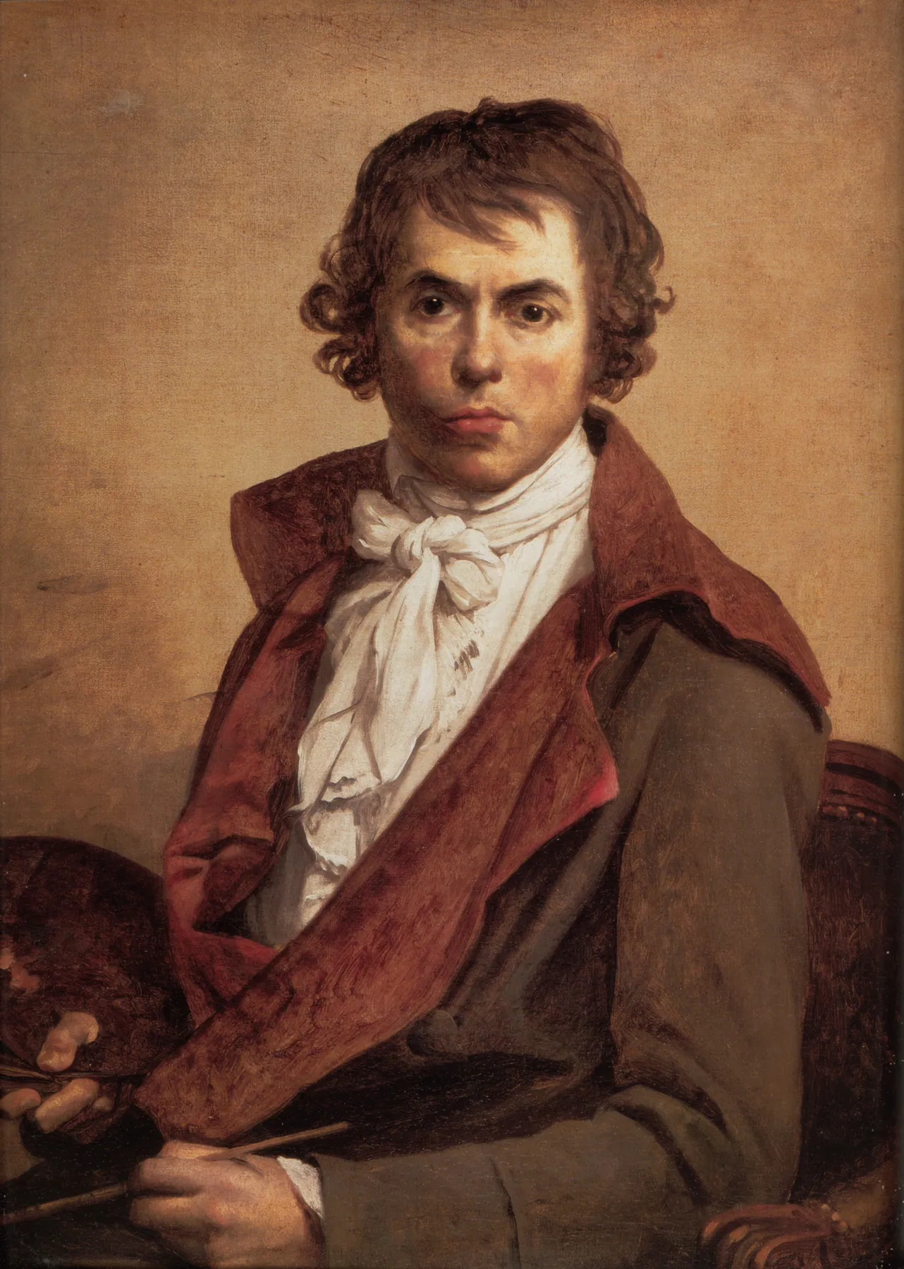 Autorretrato, de Jacques-Louis David
