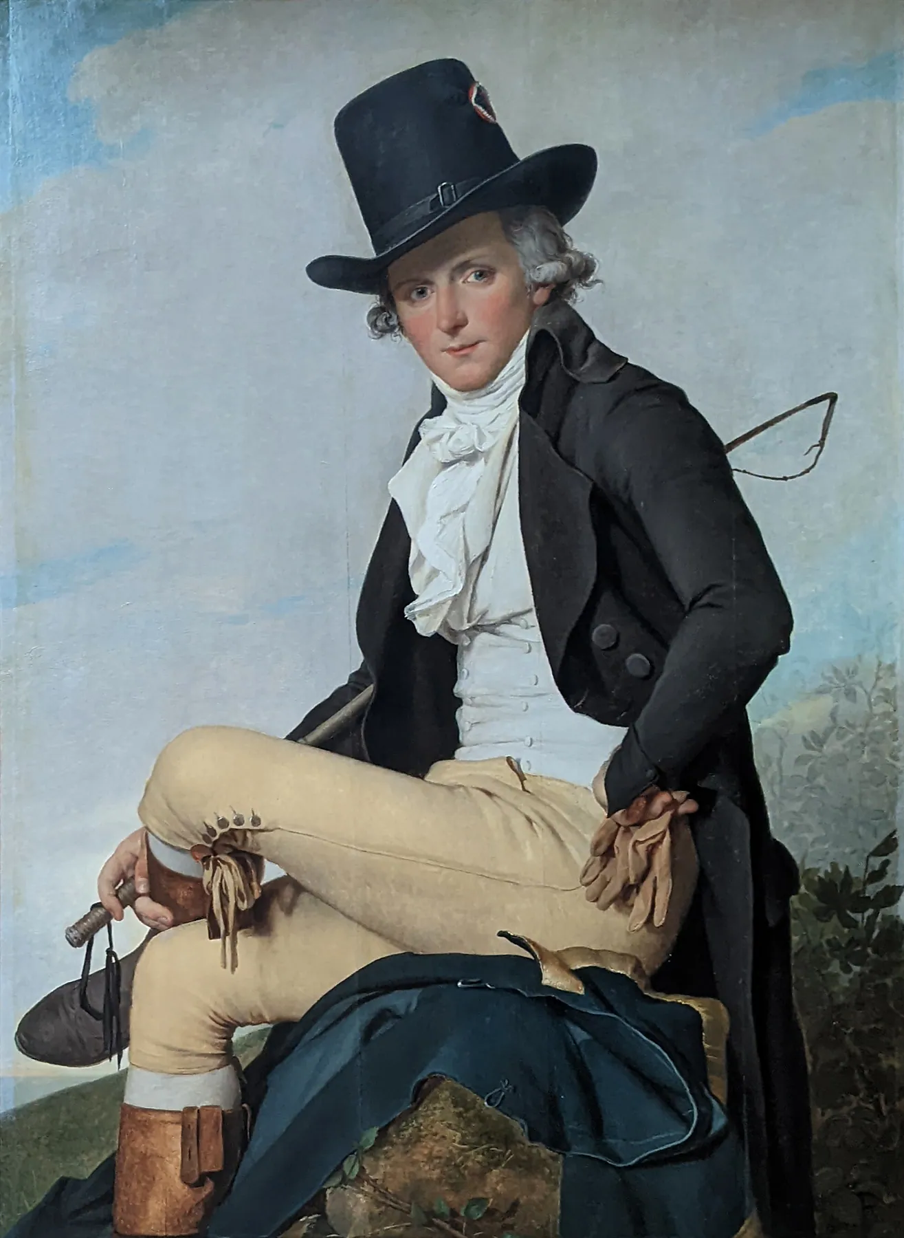 Retrato de Pierre Sériziat, de Jacques-Louis David