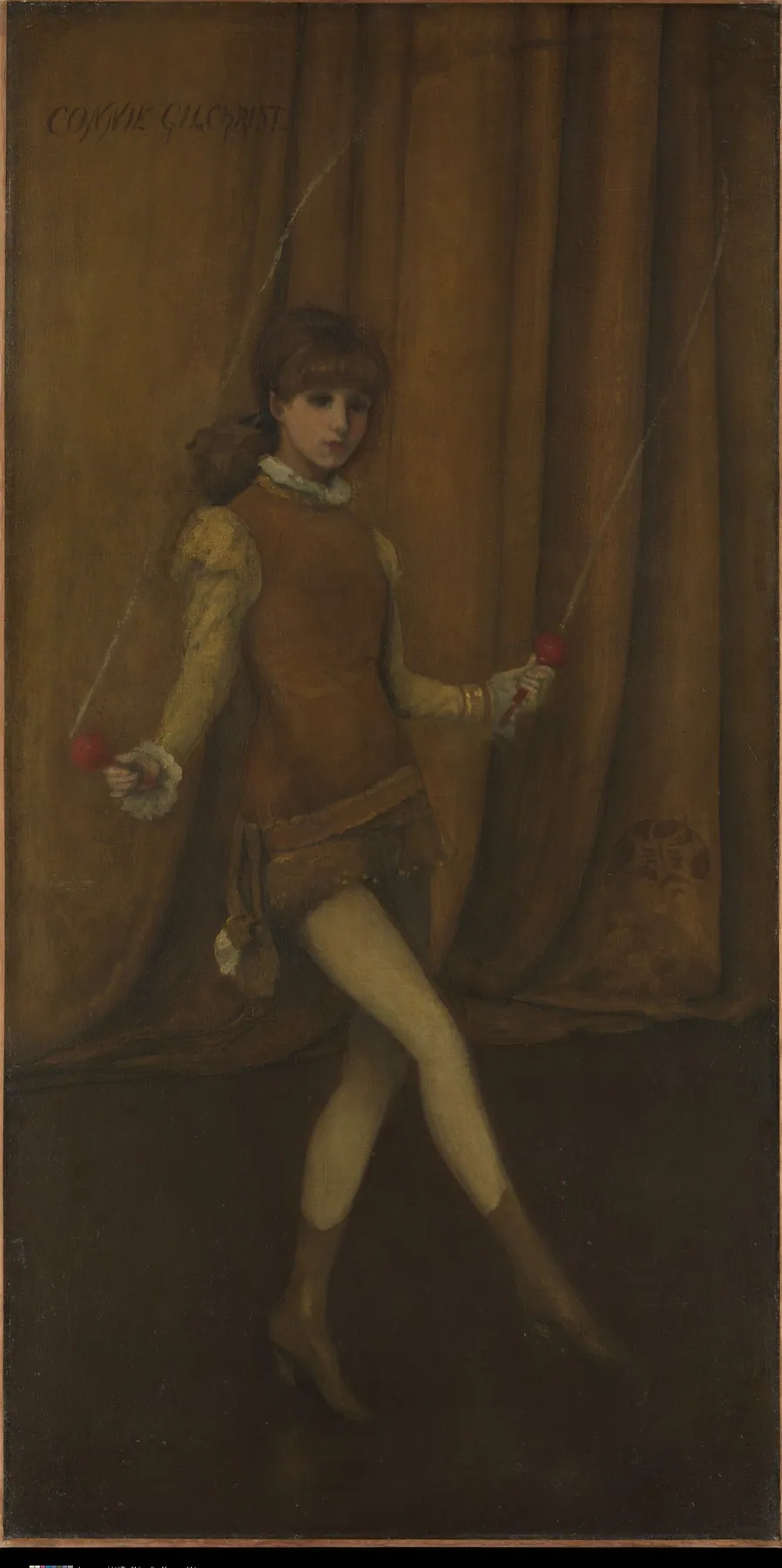 Armonía en amarillo y oro, La chica de oro—Connie Gilchrist, de James McNeill Whistler
