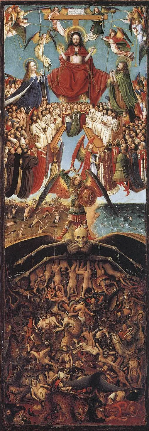 El juicio final (Detalle), de Jan van Eyck