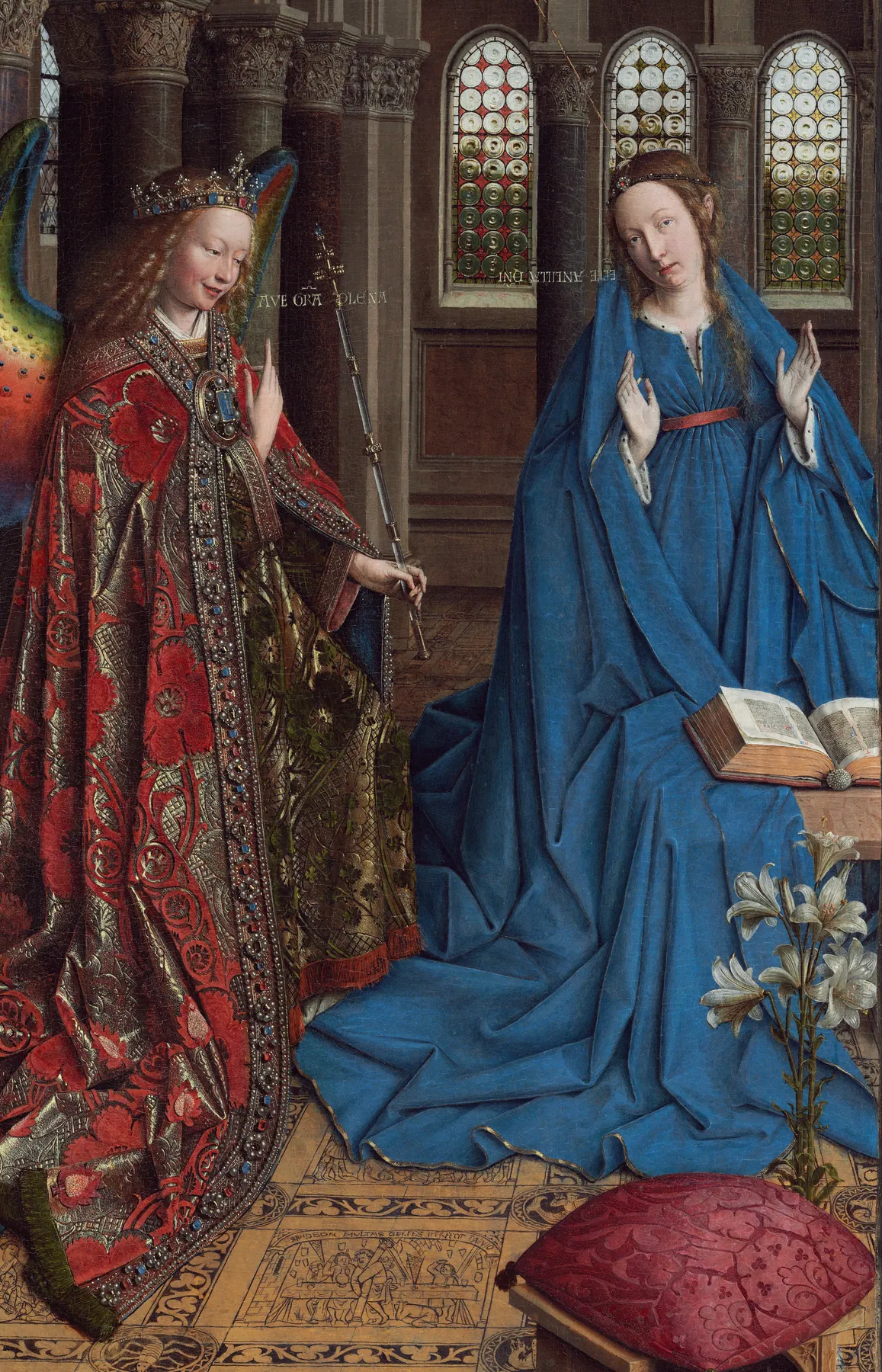 La Anunciación, de Jan van Eyck