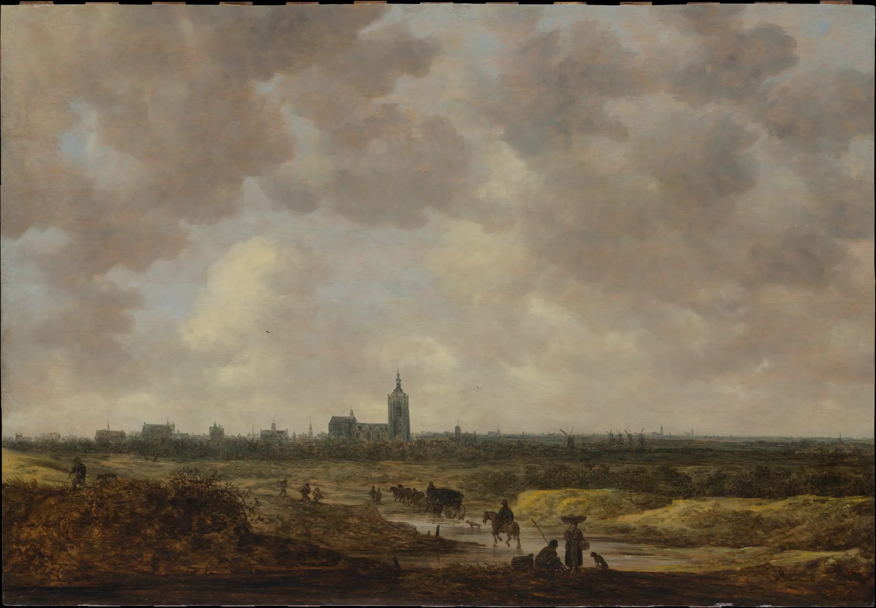 Vista de La Haya desde el noroeste, de Jan van Goyen
