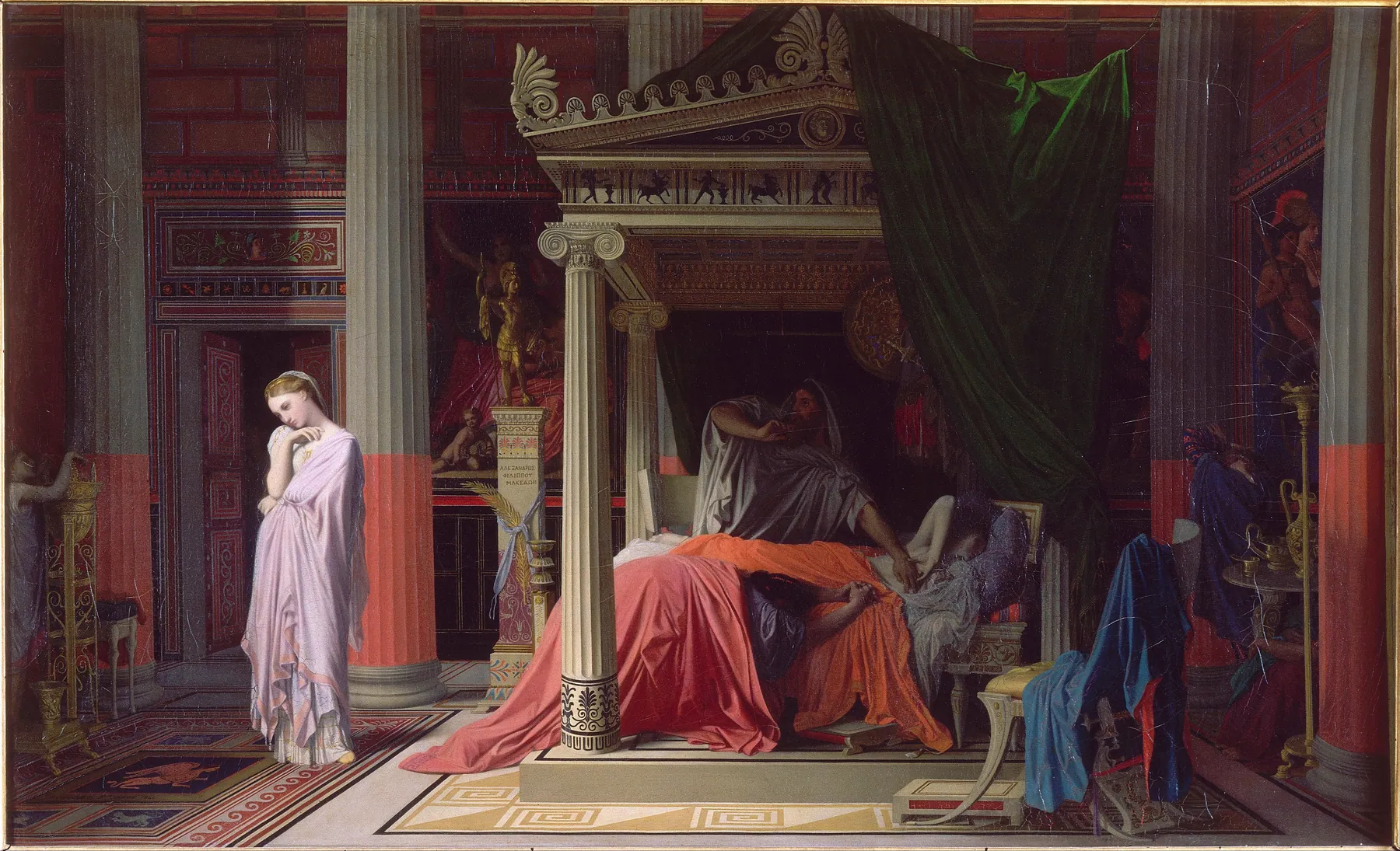 Antíoco y Estratónice, de Jean-Auguste-Dominique Ingres