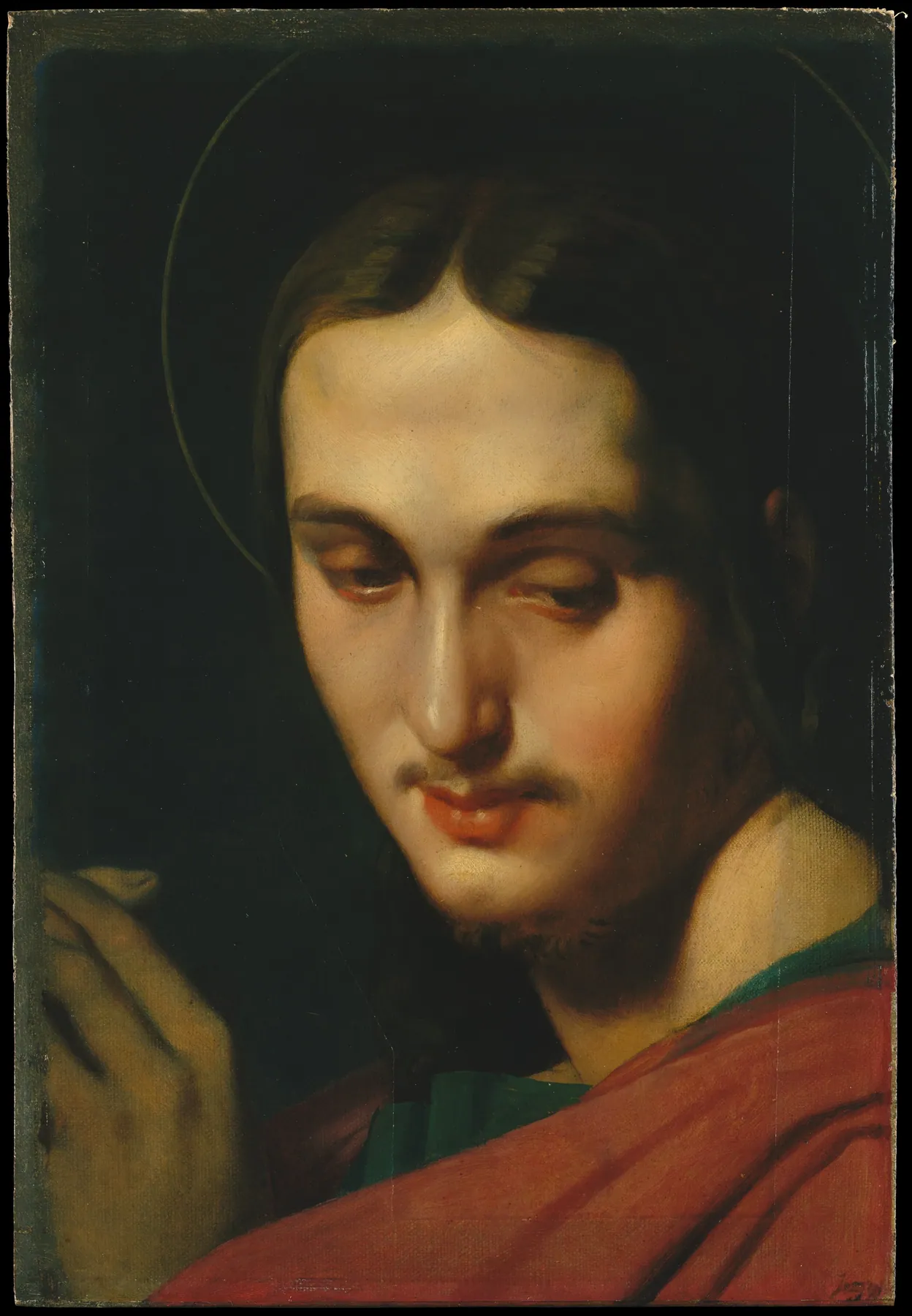 Cabeza de San Juan Evangelista, de Jean-Auguste-Dominique Ingres