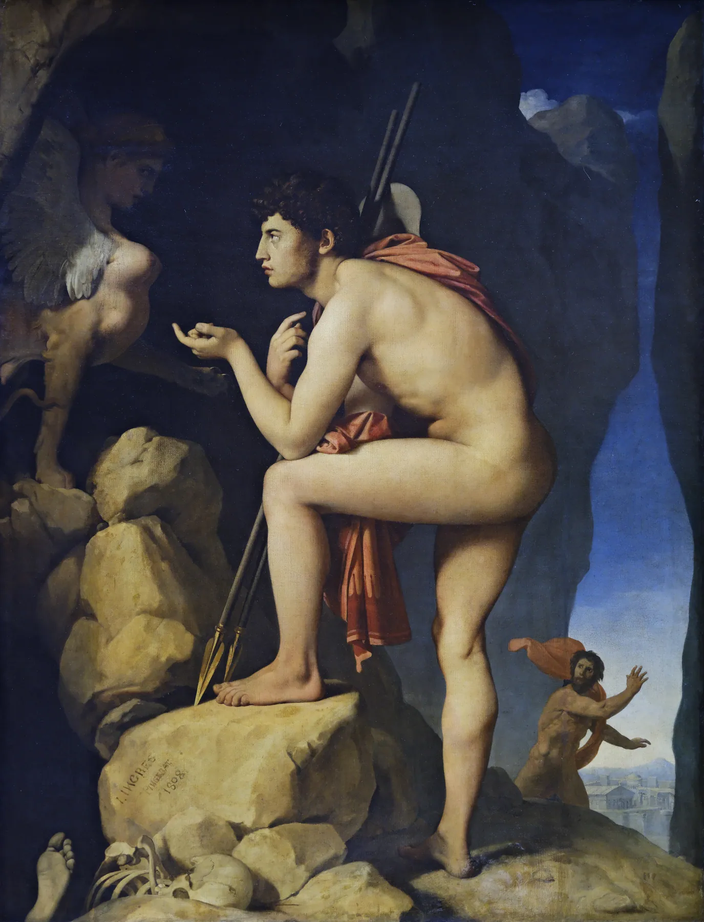 Edipo y la Esfinge, de Jean-Auguste-Dominique Ingres