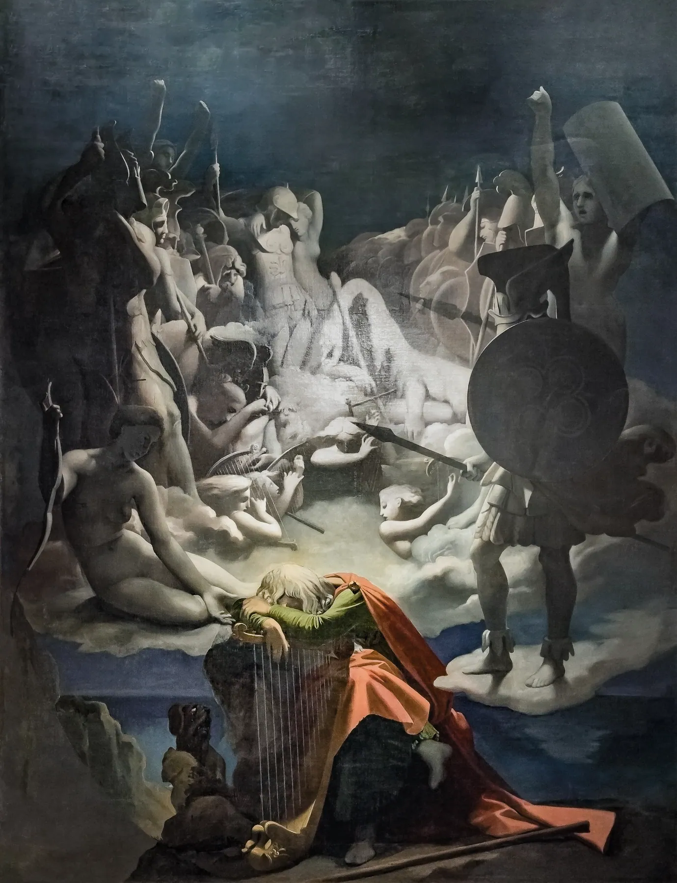 El sueño de Ossian, de Jean-Auguste-Dominique Ingres