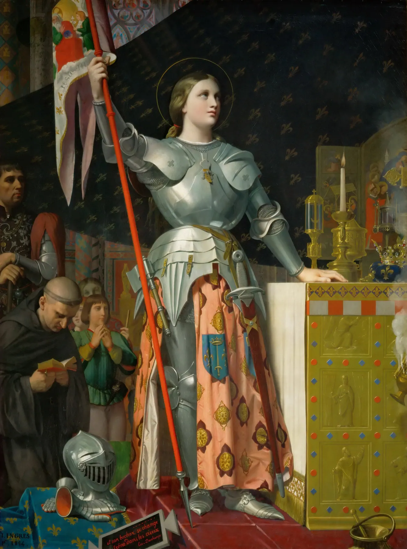 Juana de Arco en la coronación de Carlos VII, de Jean-Auguste-Dominique Ingres