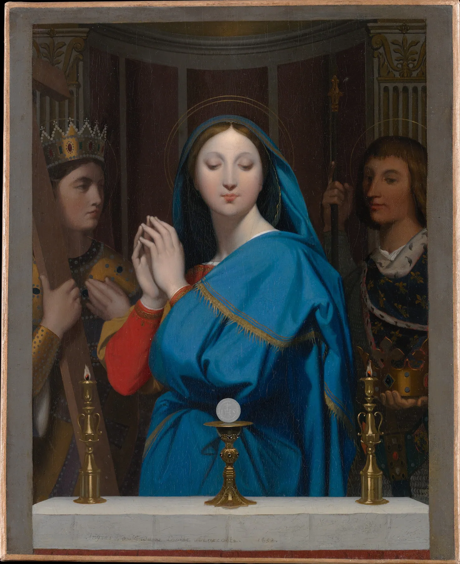 La Virgen adorando la Hostia, de Jean-Auguste-Dominique Ingres