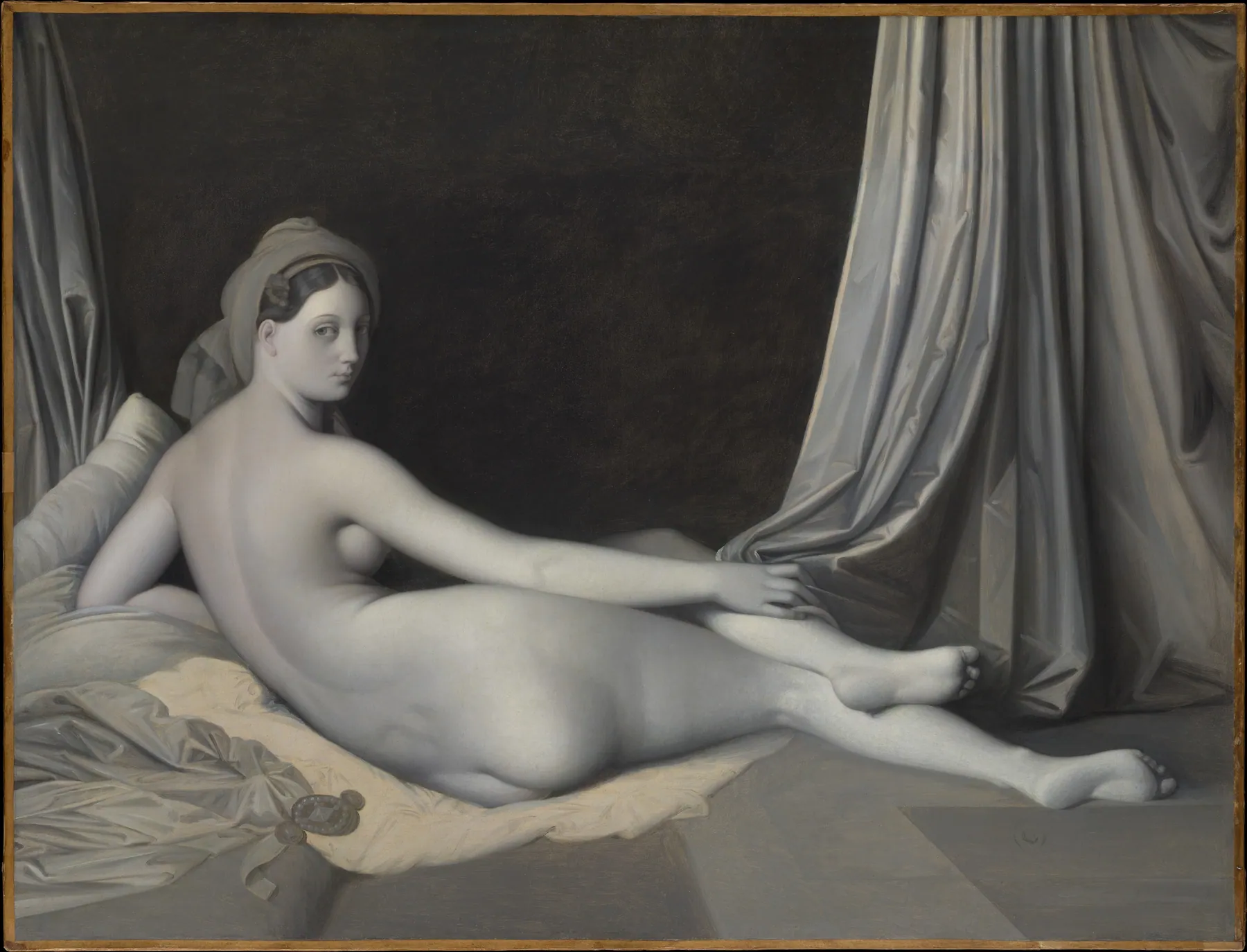 Odalisca en grisalla, de Jean-Auguste-Dominique Ingres
