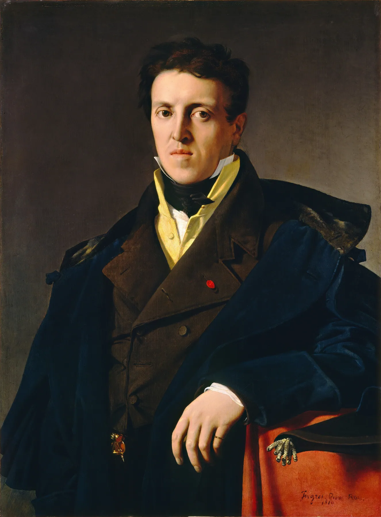 Retrato de Charles Marcotte, de Jean-Auguste-Dominique Ingres