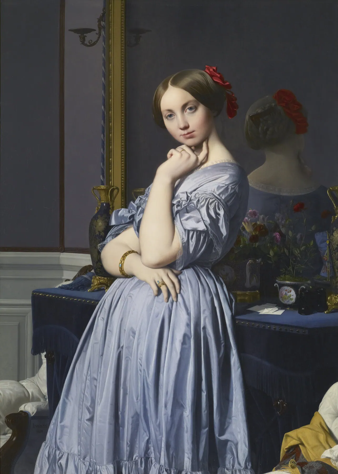 Retrato de la condesa de d'Haussonville, de Jean-Auguste-Dominique Ingres